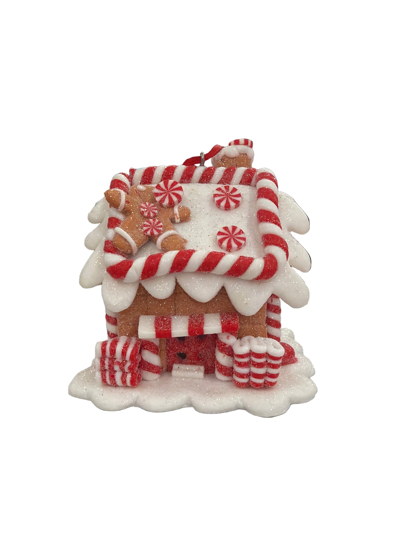 RAZ ORNAMENT-LIGHT UP GINGERBREAD HOUSE