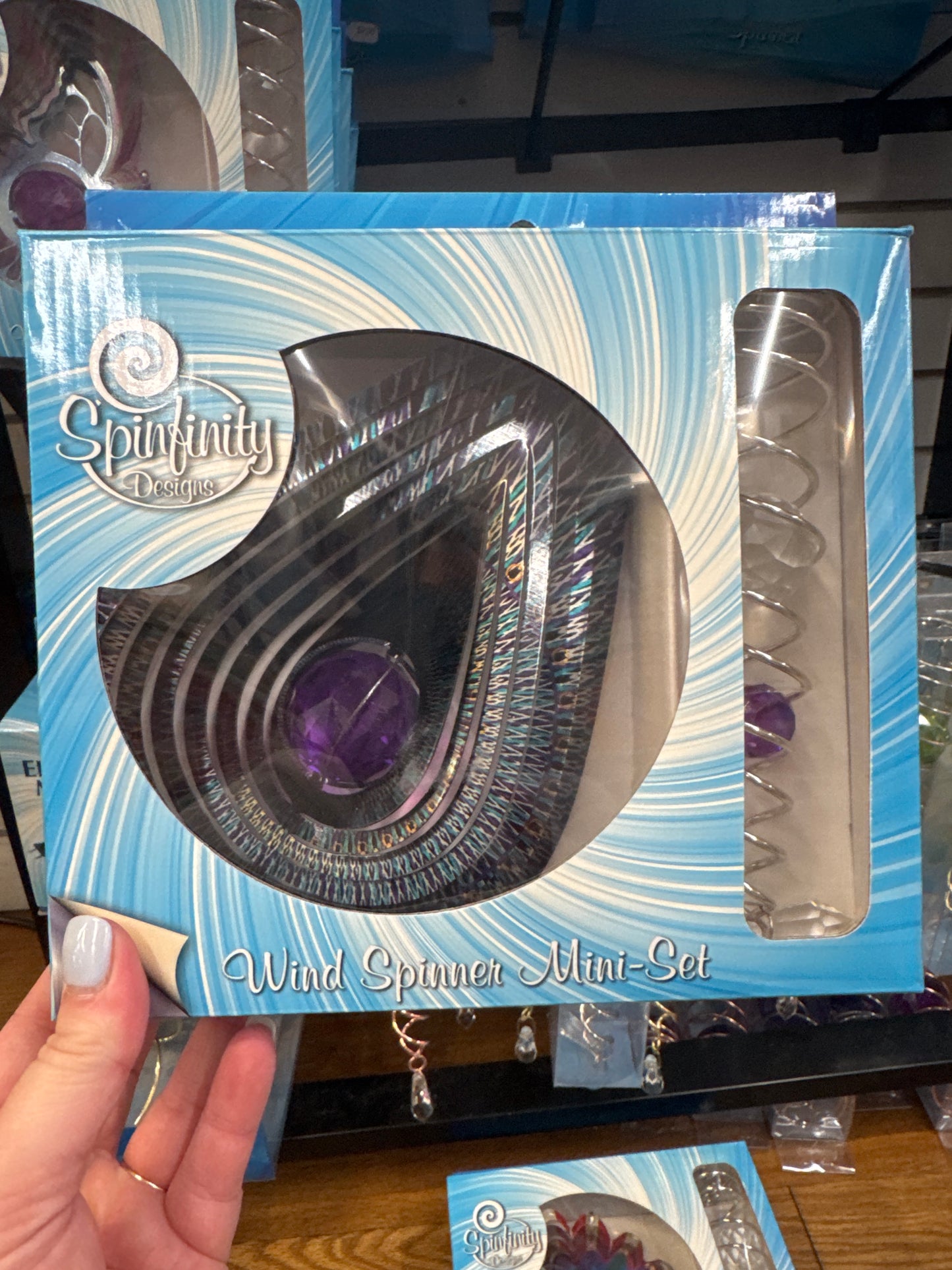 MINI SET W/TAIL - CRYSTAL GALACTIC TEARDROP