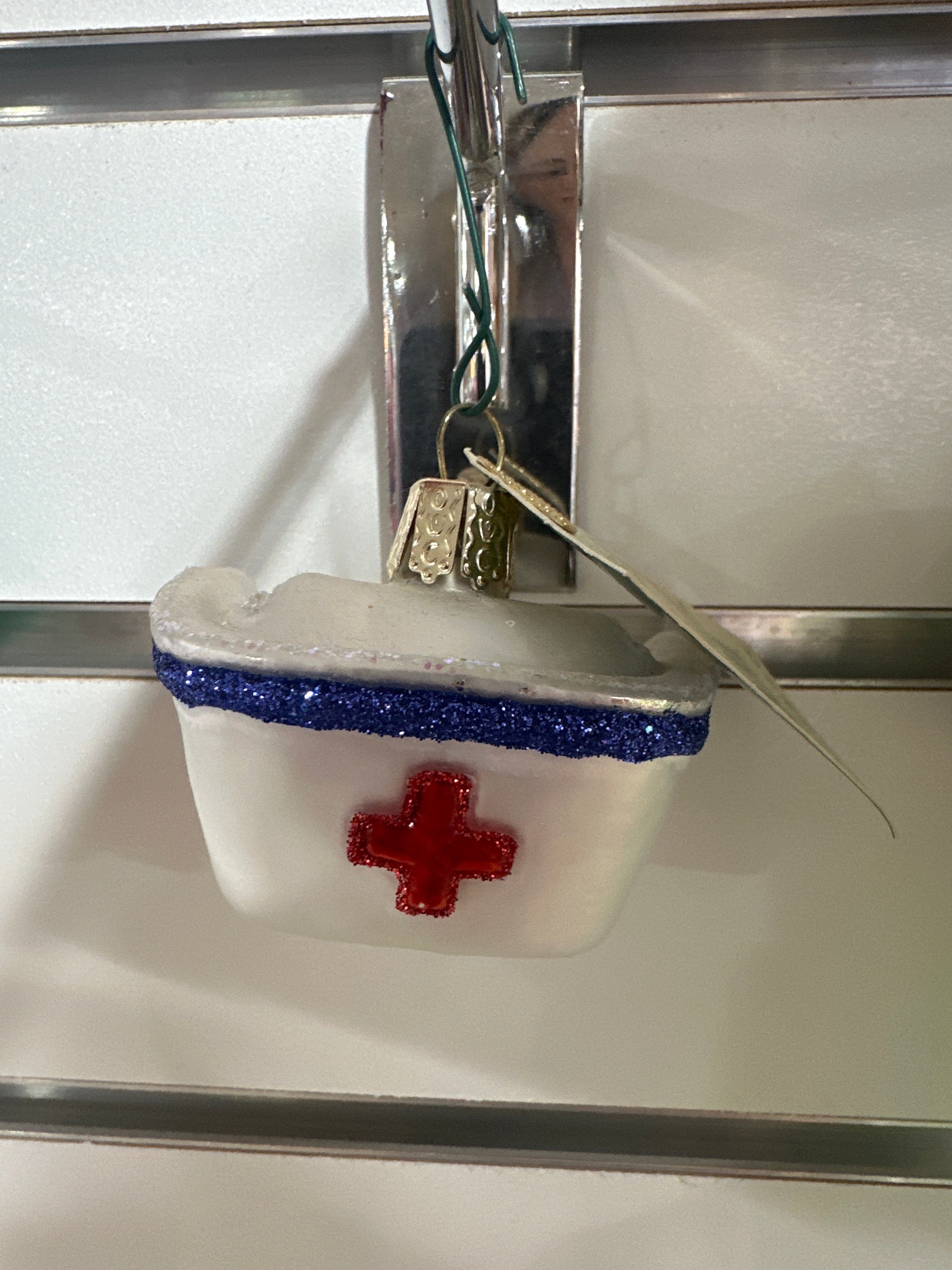 CHRISTMAS ORNAMENT - NURSE'S CAP