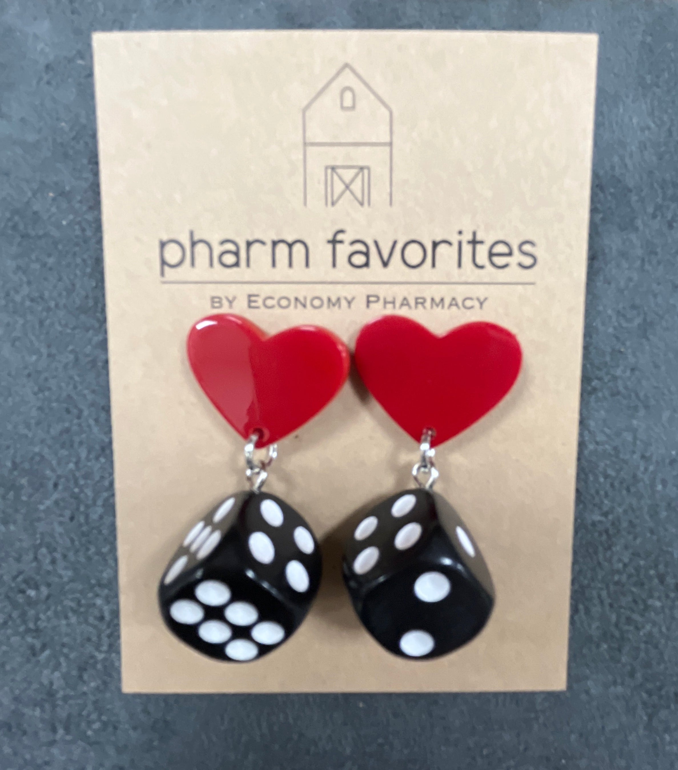 COLORFUL DICE EARRINGS