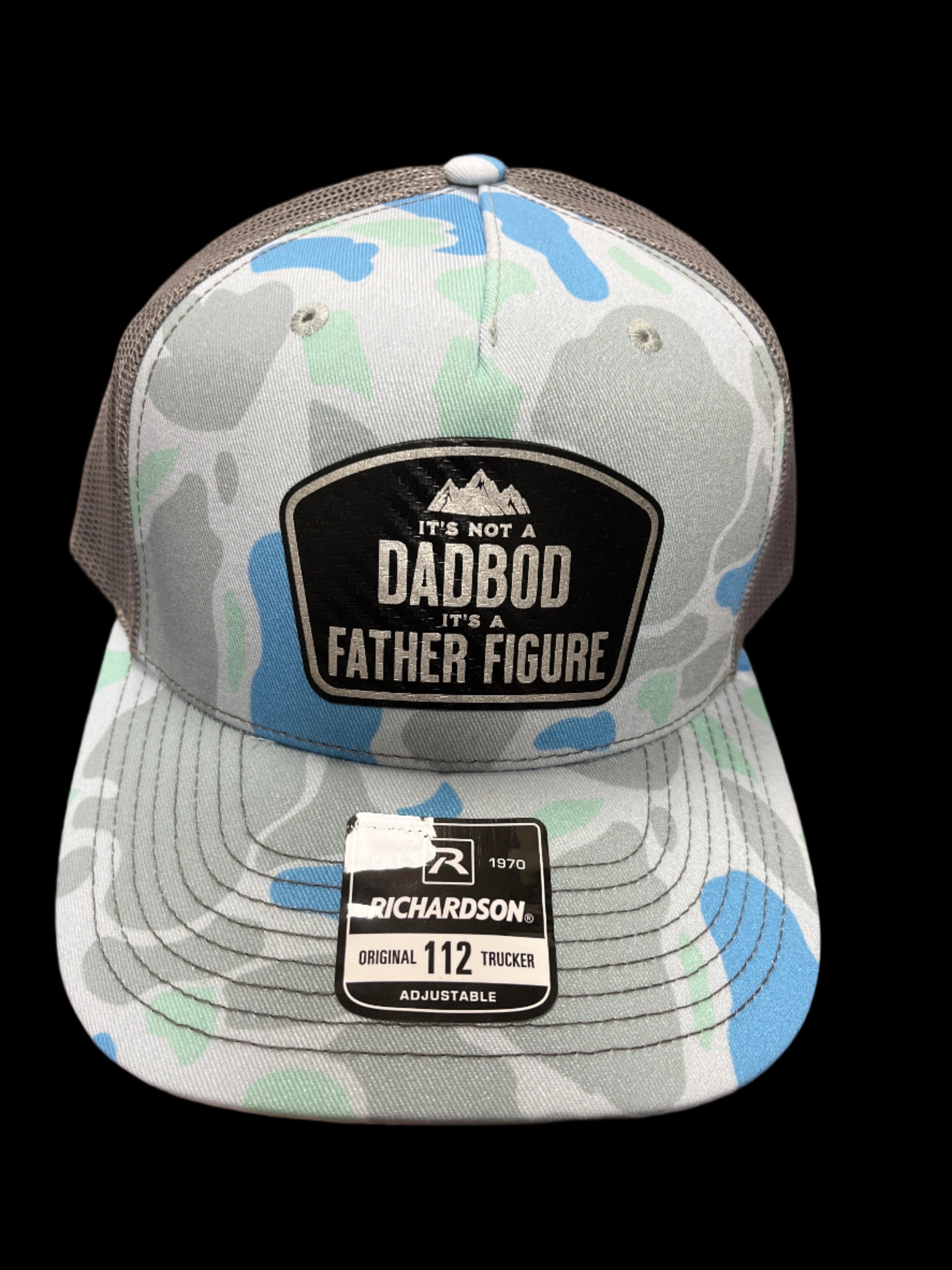 BLUE CAMO HAT - DAD BOD