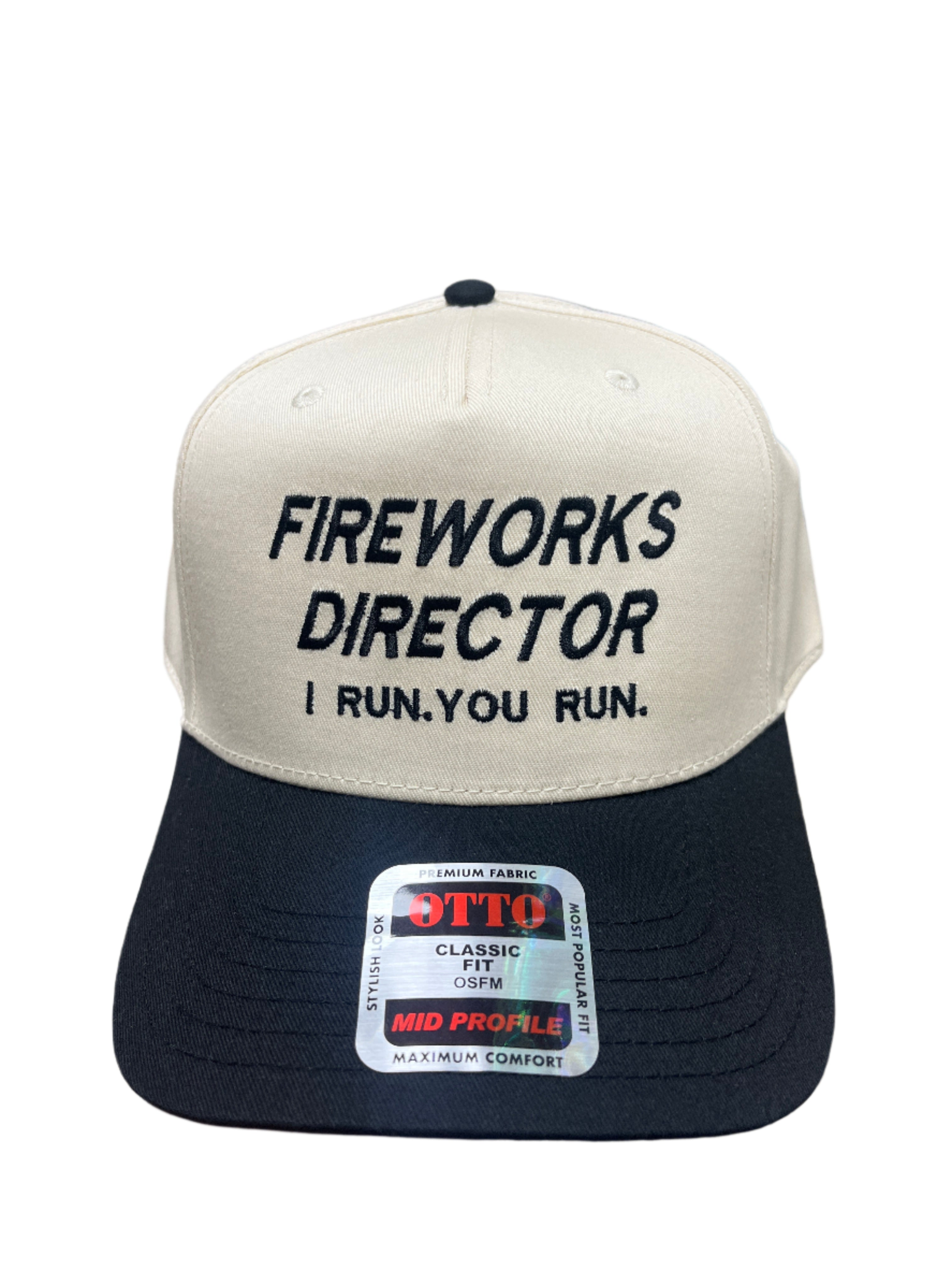 IVORY & BLACK HAT FIREWORKS DIRECTOR