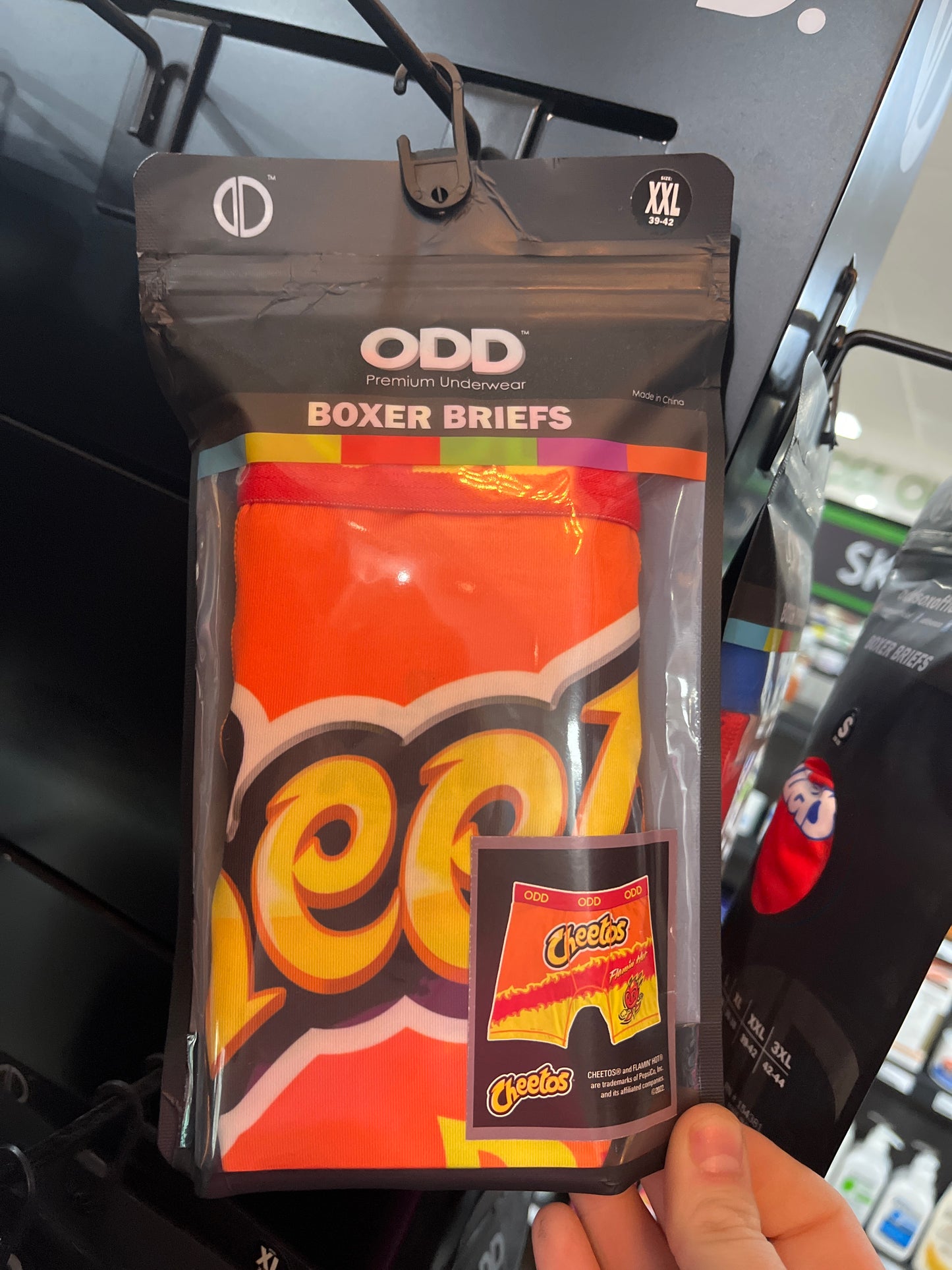 BOXER BRIEFS - FLAMIN HOT CHEETOS - XXL