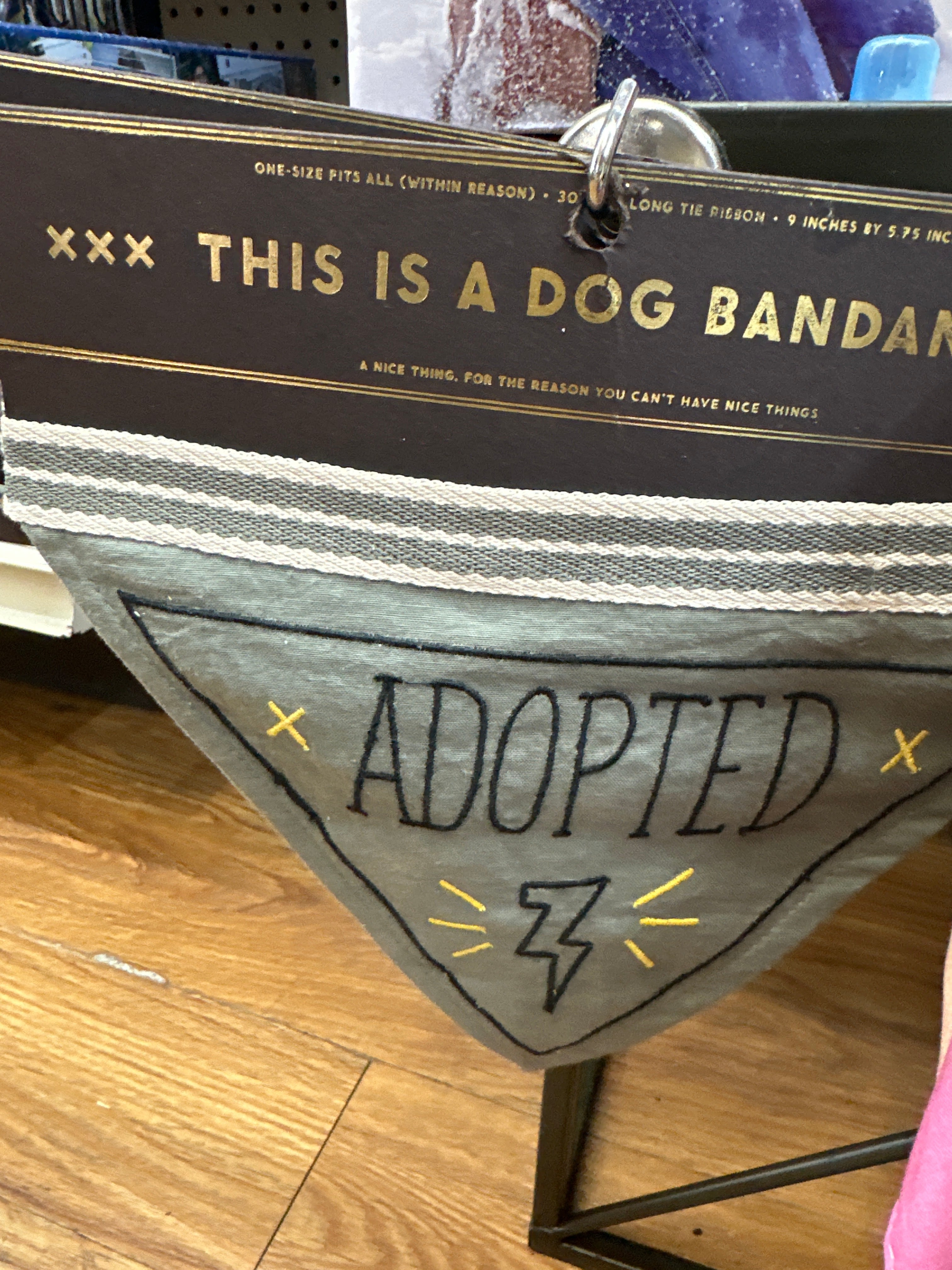DOG BANDANA - ADOPTED