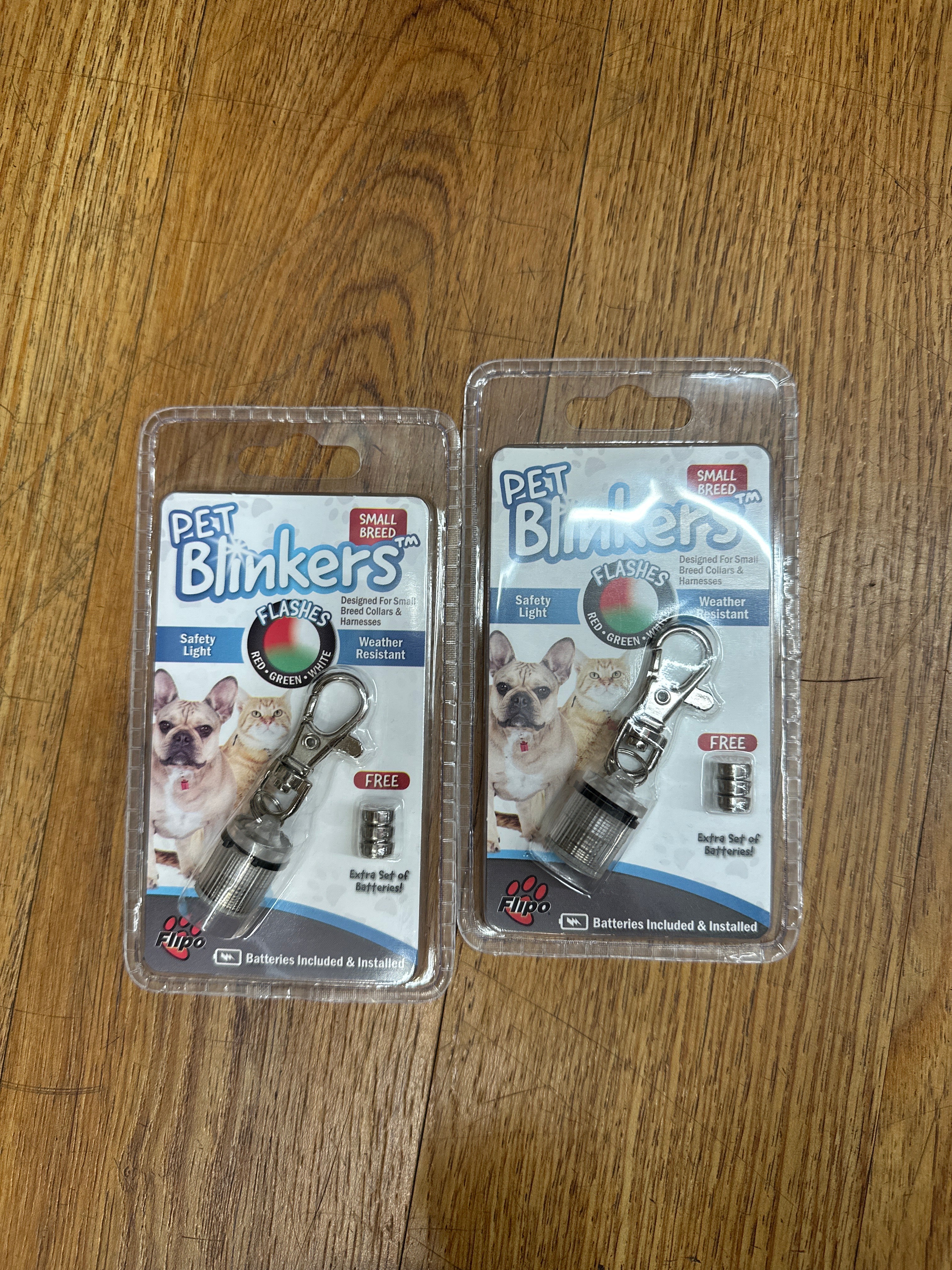 PET BLINKERS - CLEAR ***