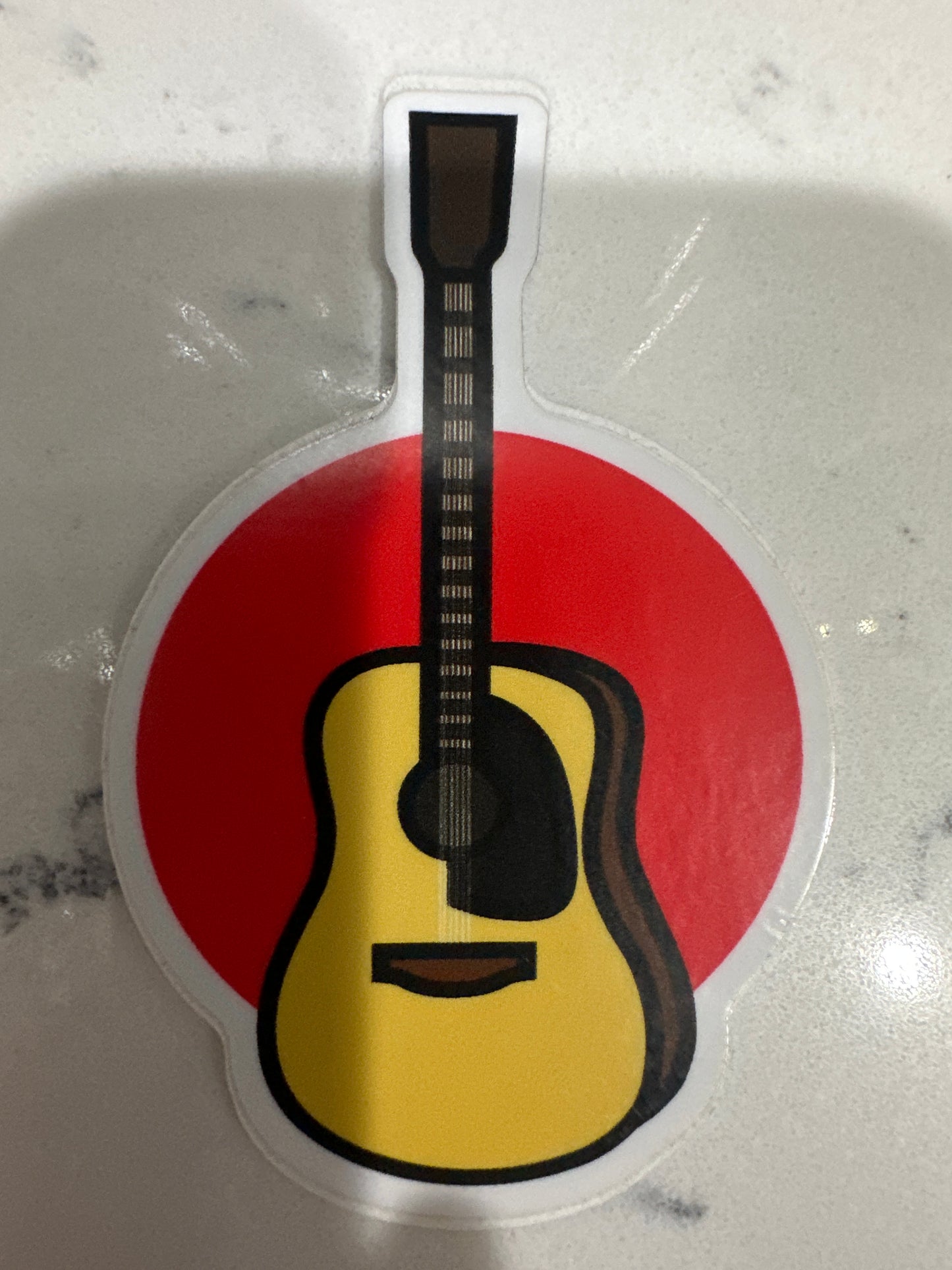 ACOUSTIC GUITAR STICKER