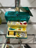 CHRISTMAS ORNAMENT TACKLE BOX
