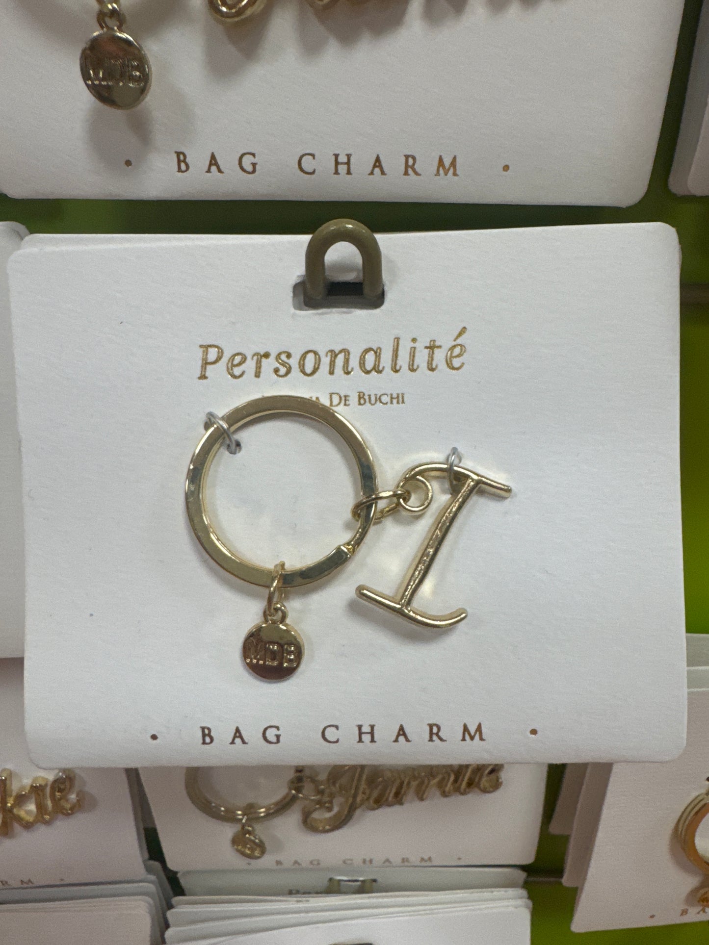 BAG CHARM KEYCHAIN - I