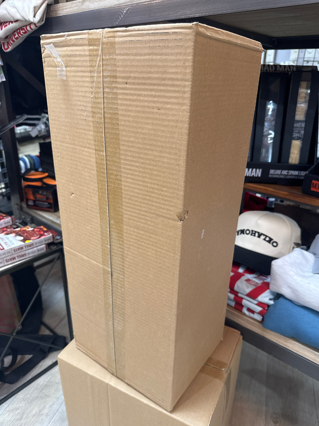 DECANTER - GOLF STICK W/STAND & 4 GLASSES