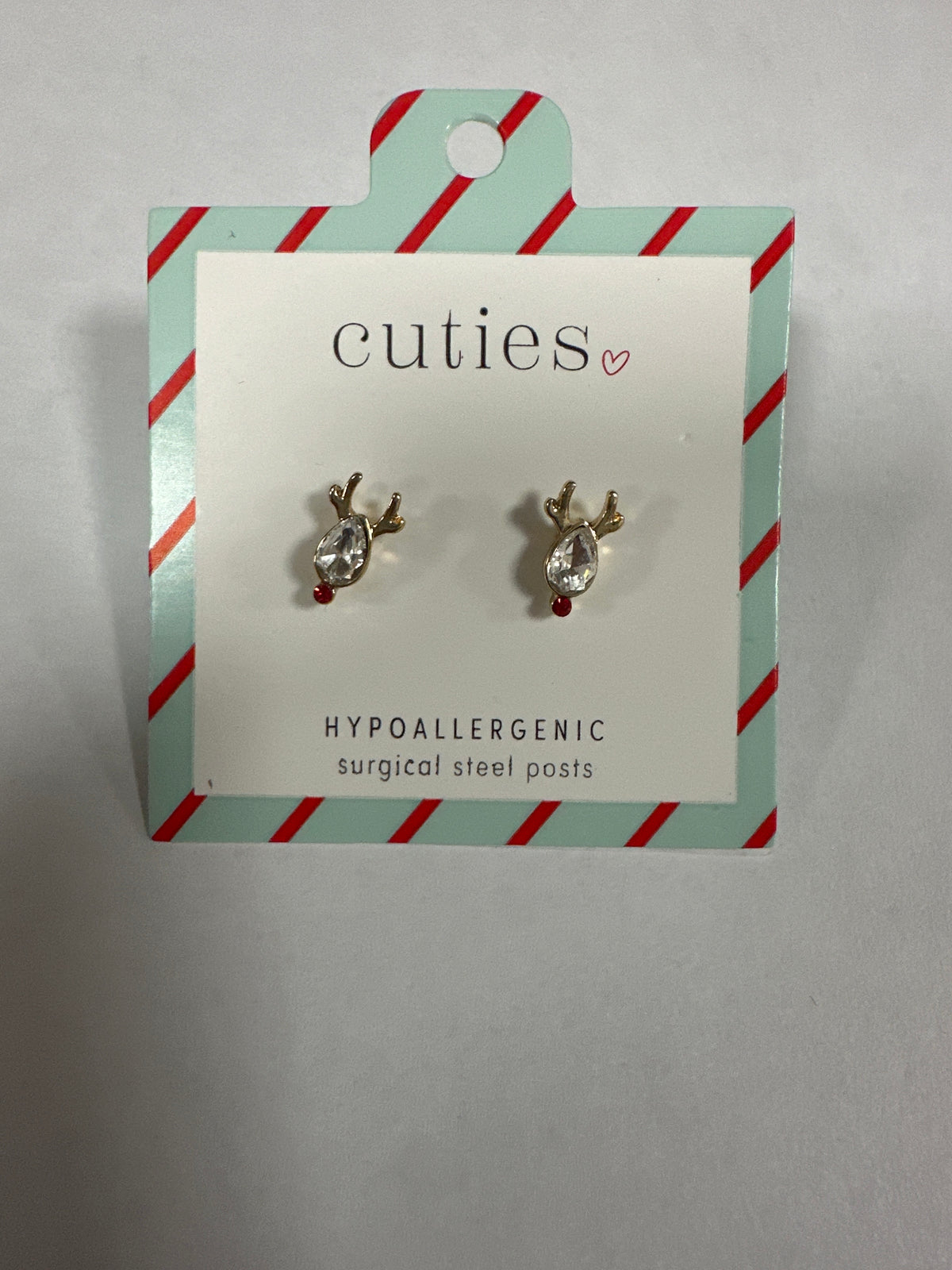 CRYSTAL RUDOLPH IN GOLD EARRINGS