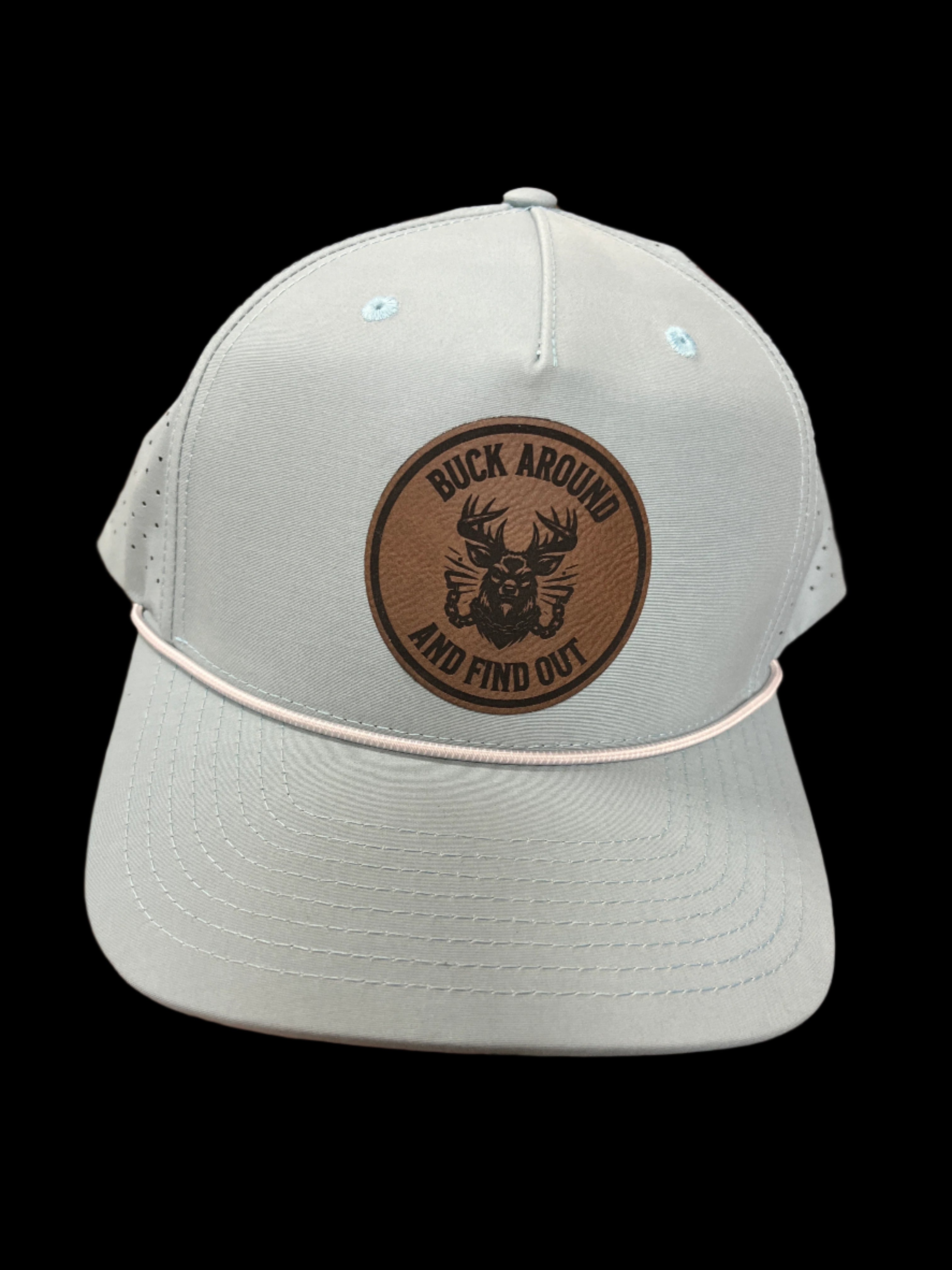 BLUE HAT - BUCK AROUND & FIND OUT PATCH
