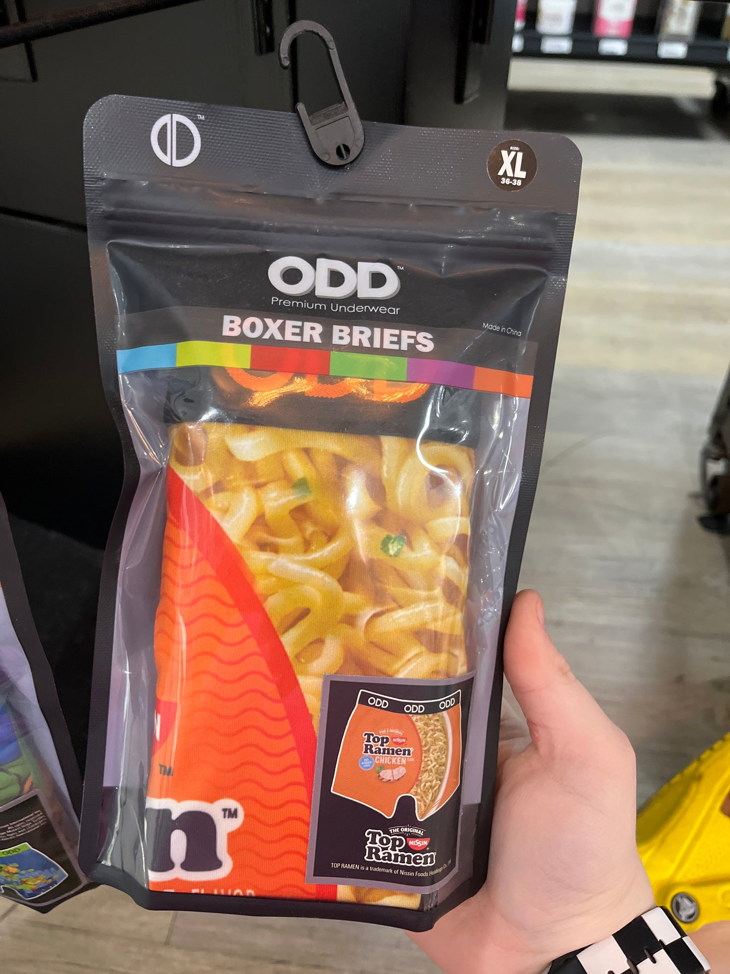 BOXER BRIEFS - TOP RAMEN CHICKEN - XL