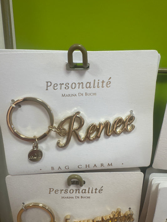 BAG CHARM KEYCHAIN - RENEE
