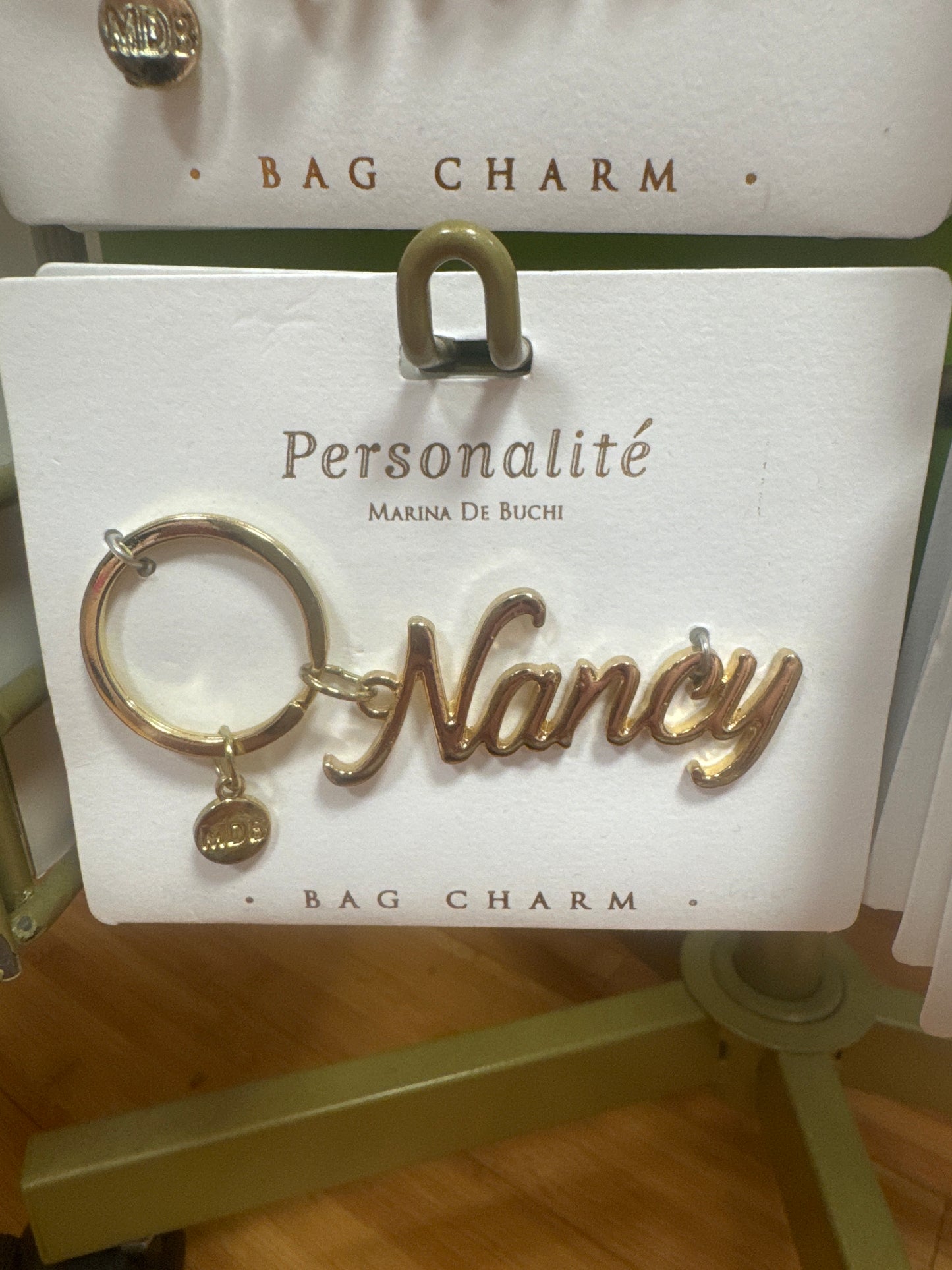BAG CHARM KEYCHAIN - NANCY
