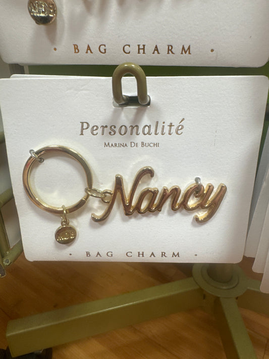 BAG CHARM KEYCHAIN - NANCY