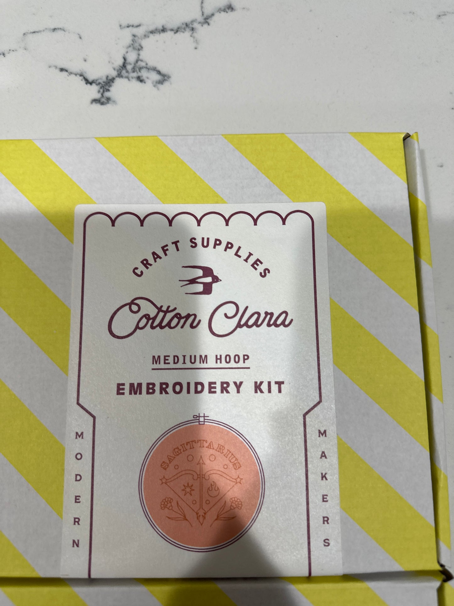 EMBROIDERY HOOP KIT - ZODIAC - SAGITTARIUS