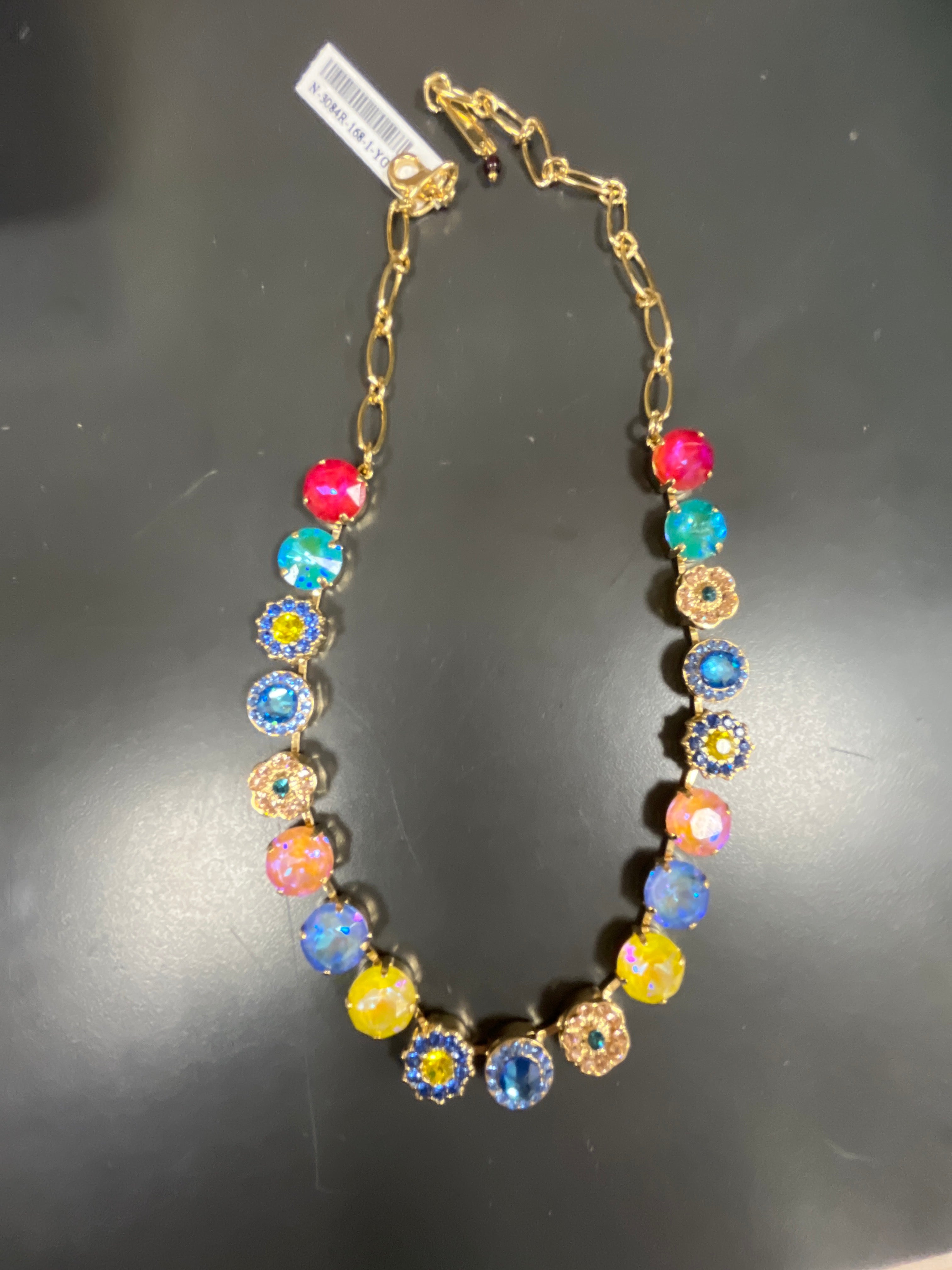 MARIANA - NECKLACE - GOLD - MULTI LARGE MEDALLION