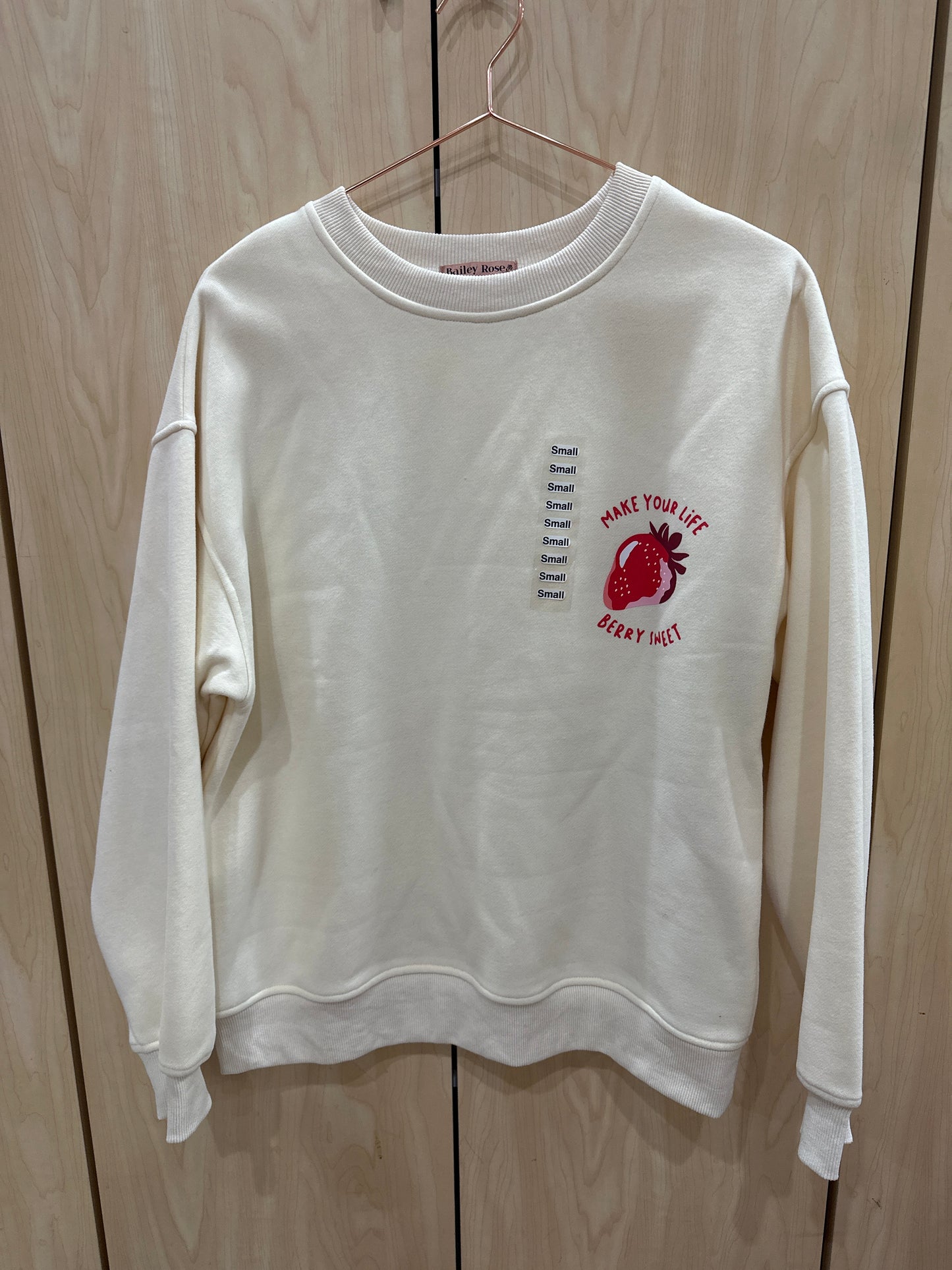 MAKE YOUR LIFE BERRY SWEET CREWNECK