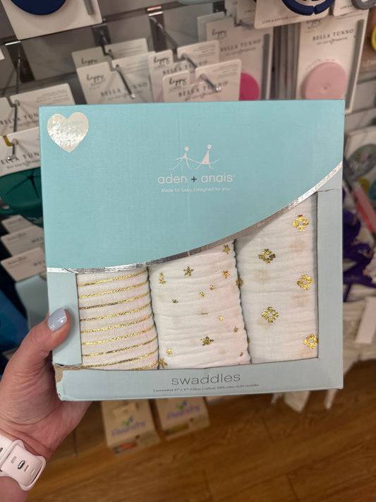3 SWADDLES SET