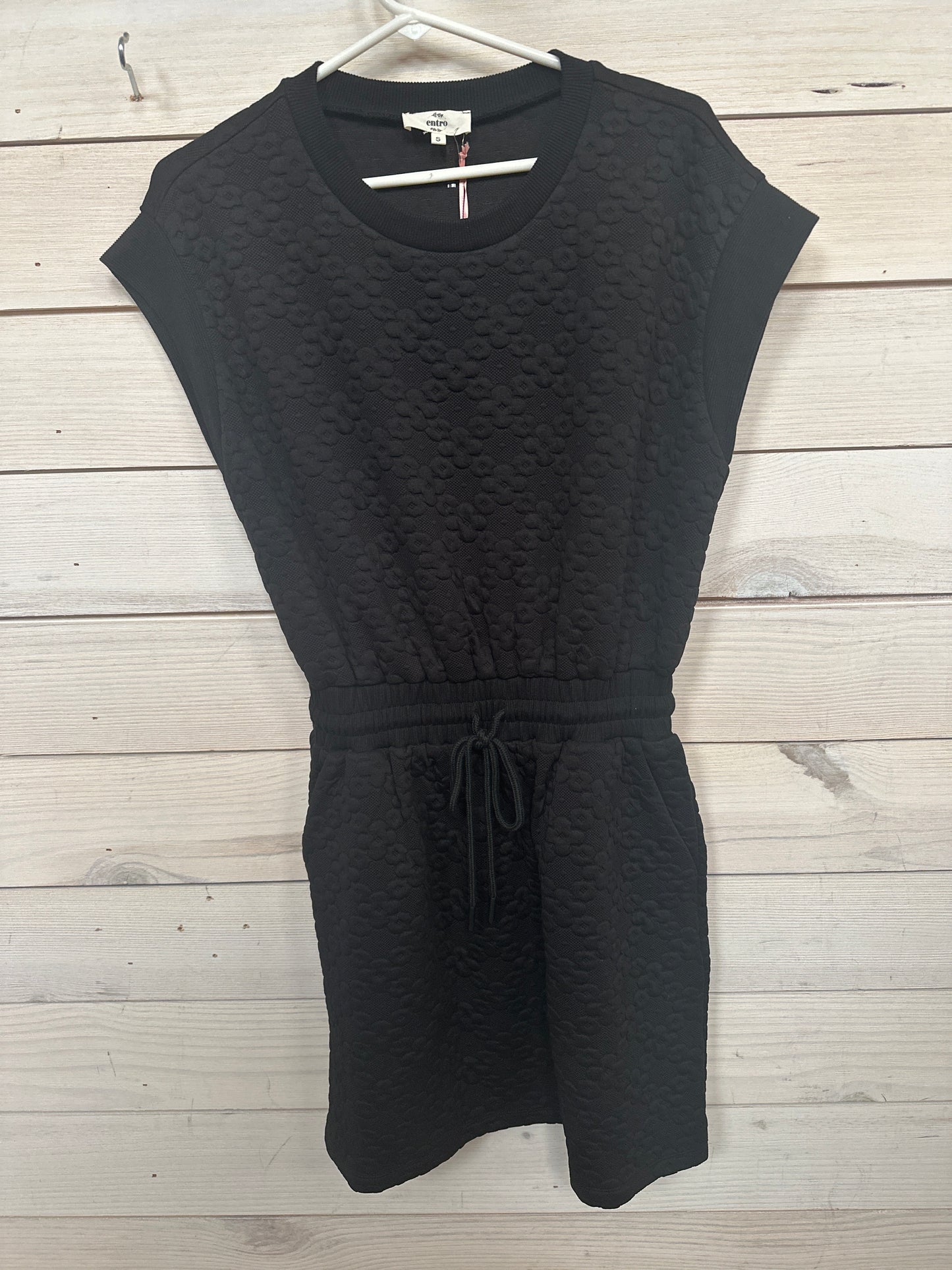 BLACK DETAILED ROMPER