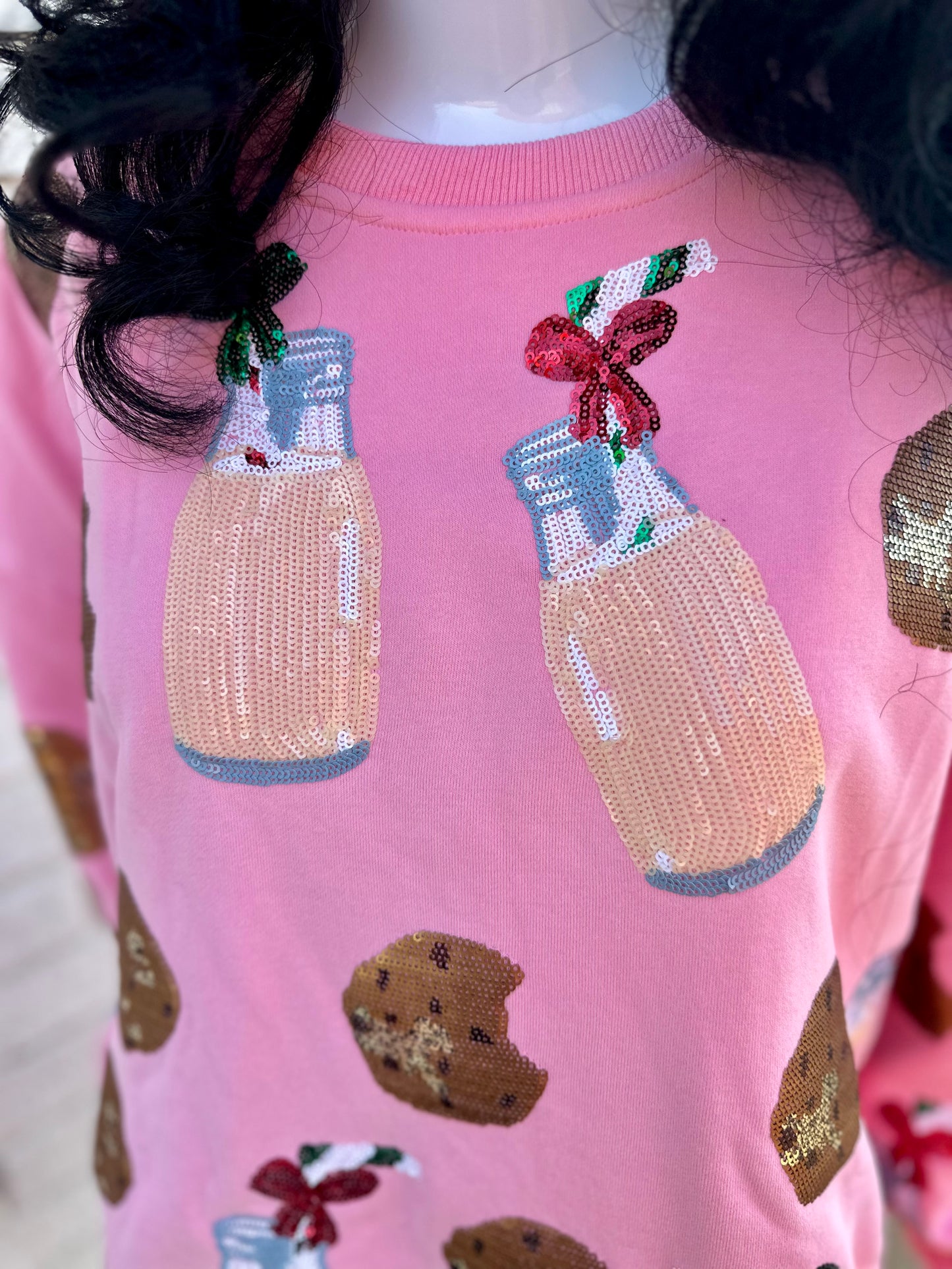 Light Pink Milk & Cookies Sweatshirt