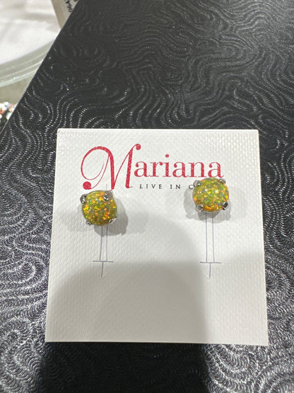 MARIANA EARRINGS - SLVR - ASST LG STUDS