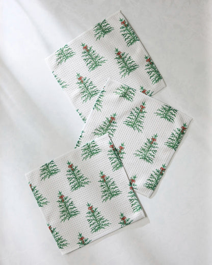 GEOMETRY DISH CLOTH - HOLIDAY