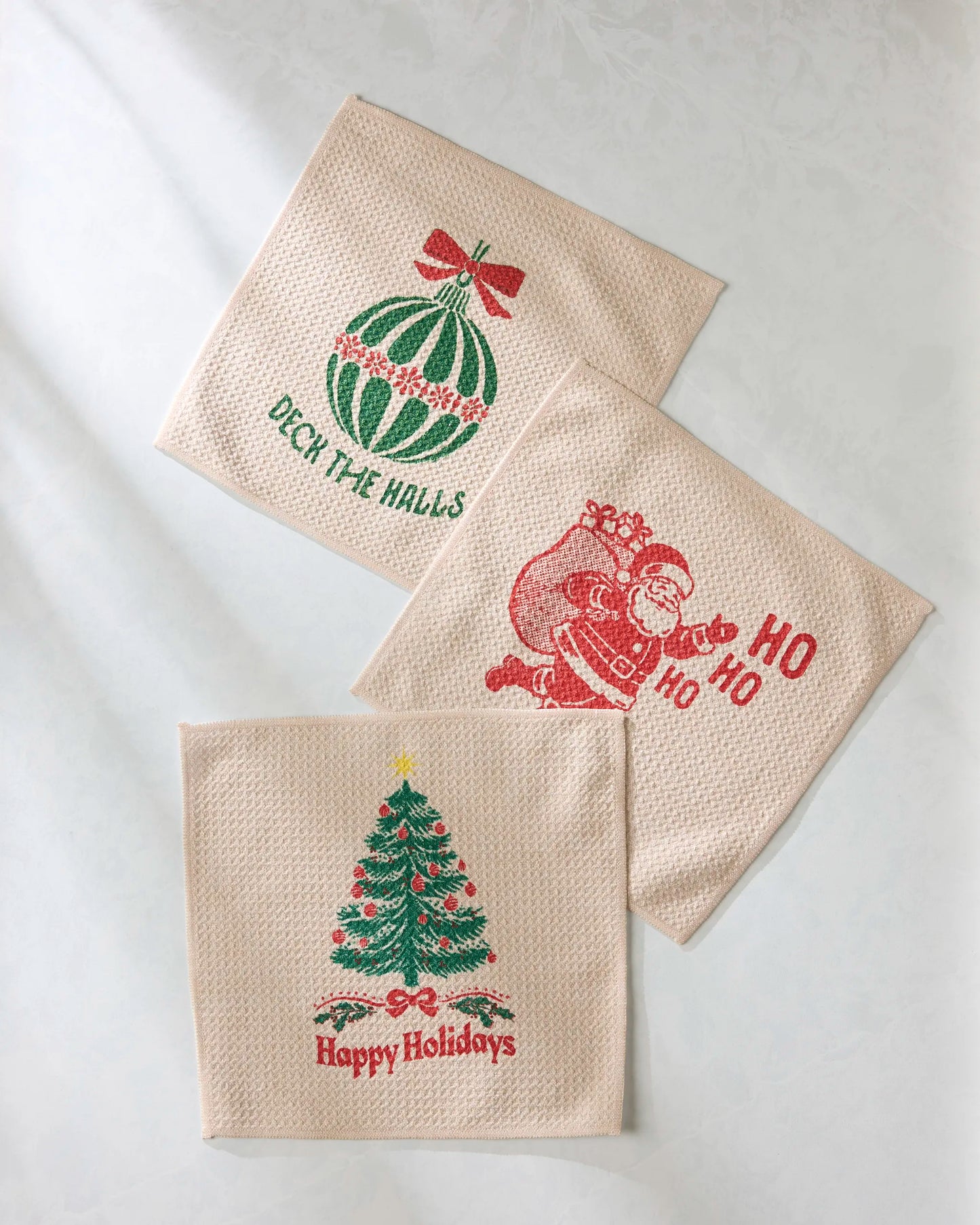 GEOMETRY DISH CLOTH - HOLIDAY