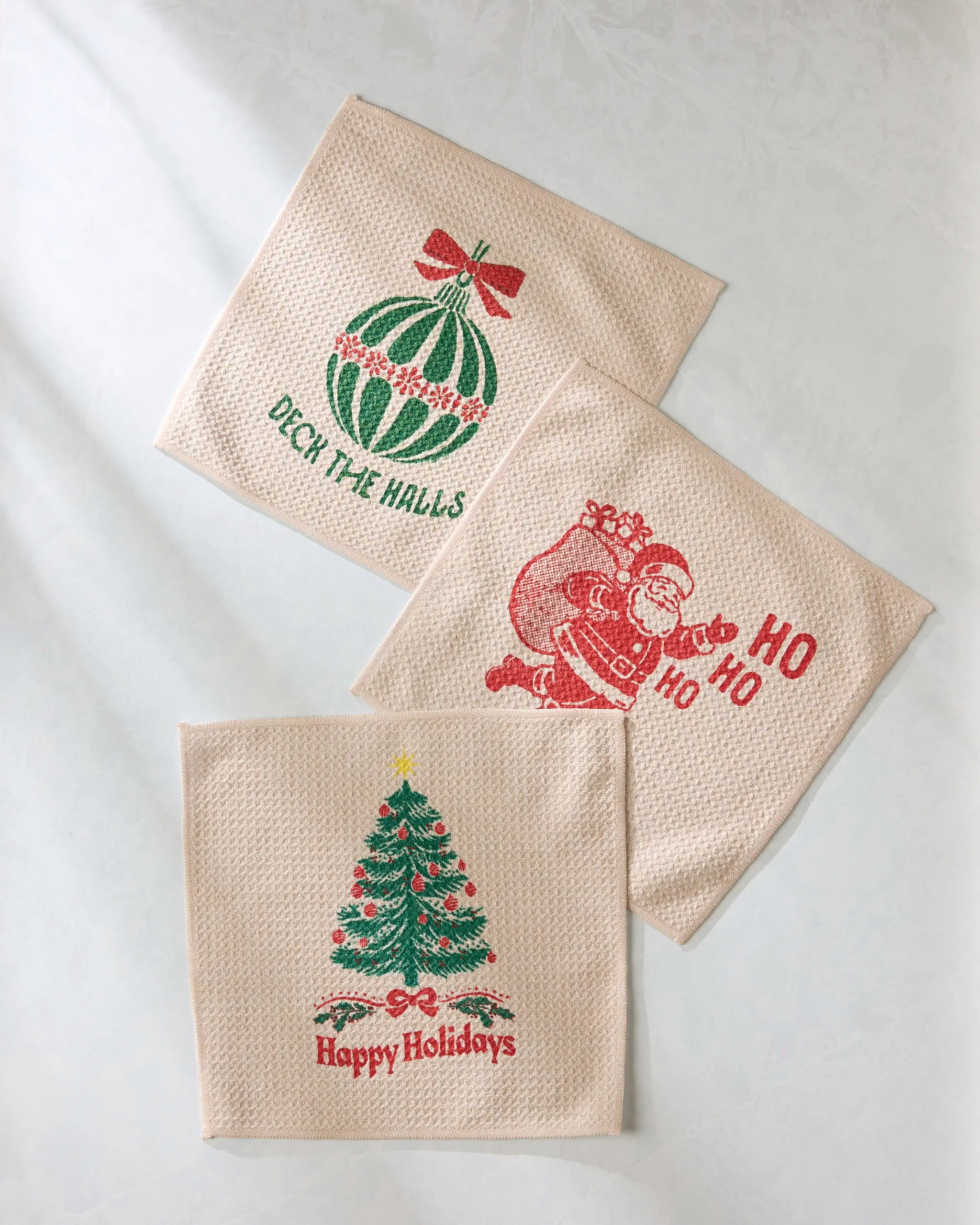 GEOMETRY DISH CLOTH - HOLIDAY