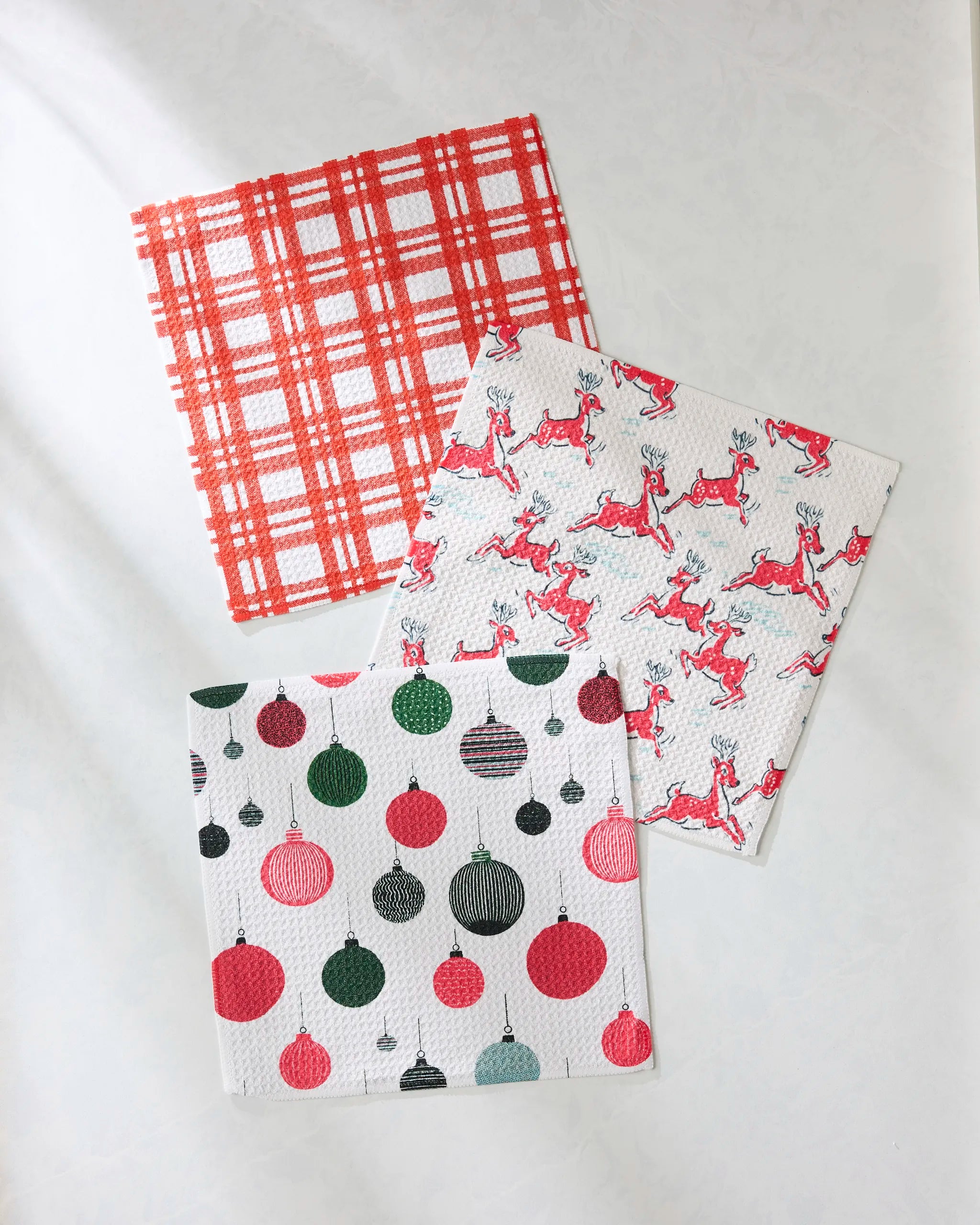 GEOMETRY DISH CLOTH - HOLIDAY