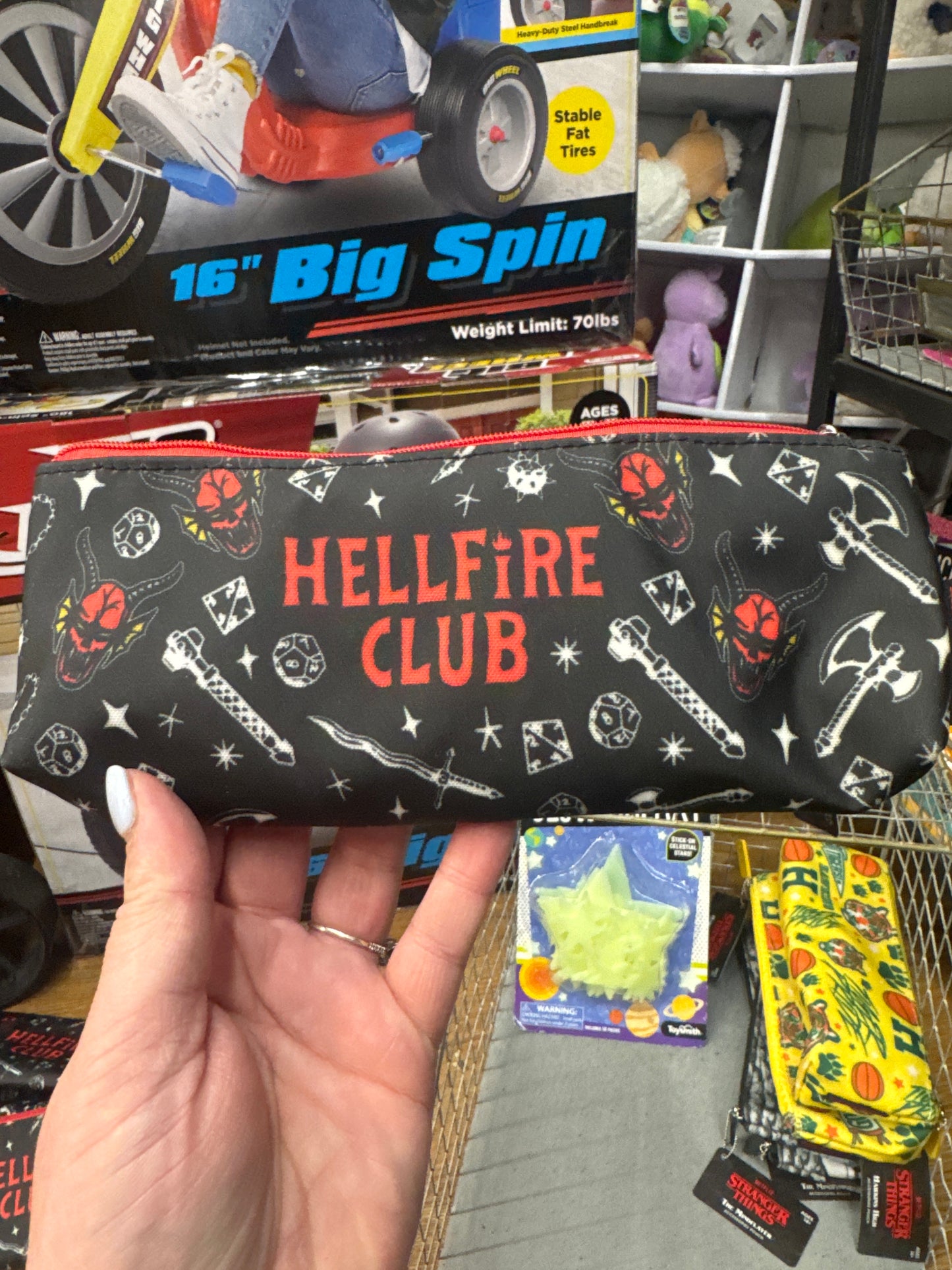 STRANGER THINGS POUCH - HELLFIRE CLUB