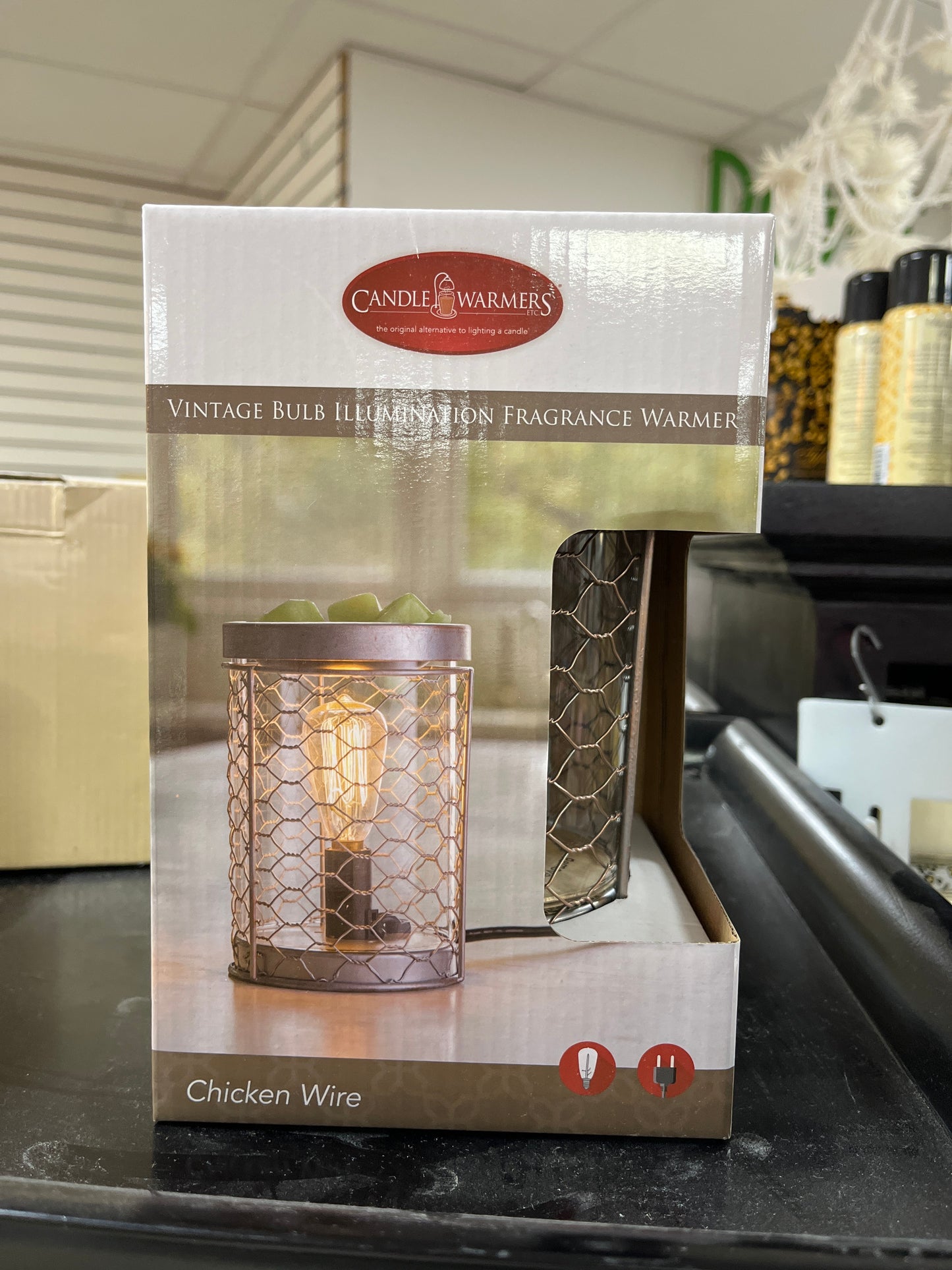 FRAGRANCE WARMER - CHICKEN WIRE