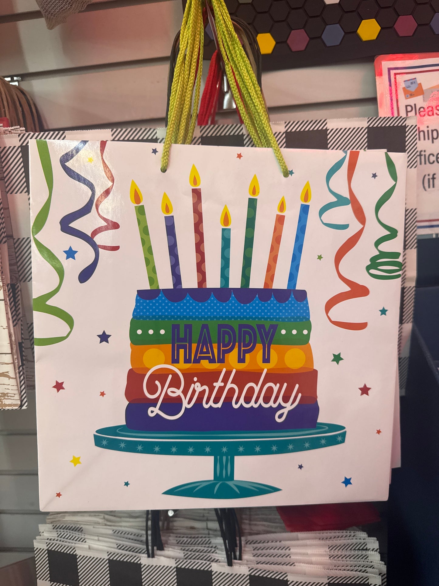 HAPPY BIRTHDAY GIFT BAG - LG - Pharm Favorites by Economy Pharmacy