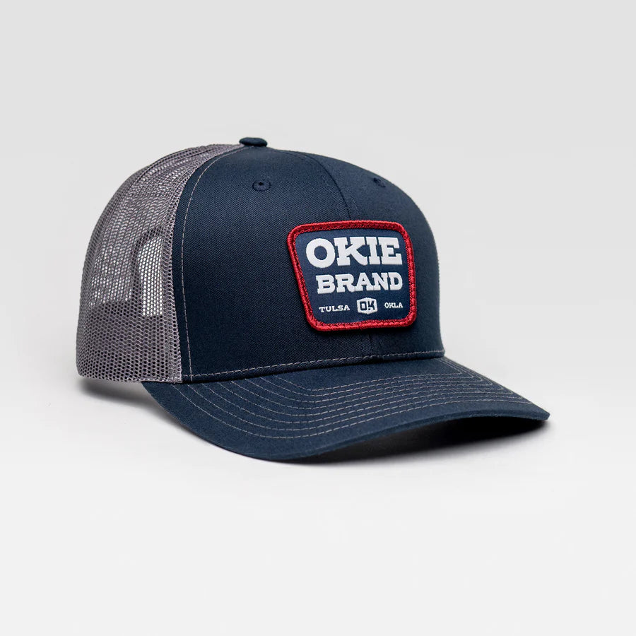 OKIE HAT - DALTON - NAVY/GREY