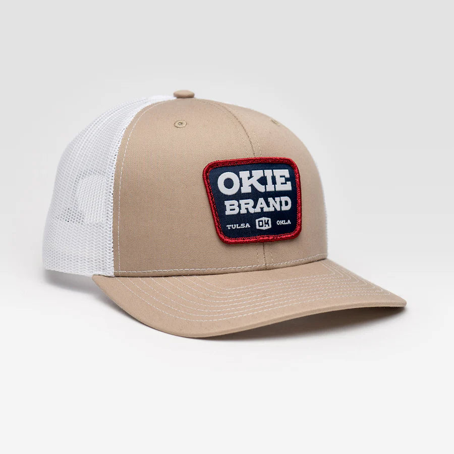 OKIE HAT - DALTON - TAN/WHITE