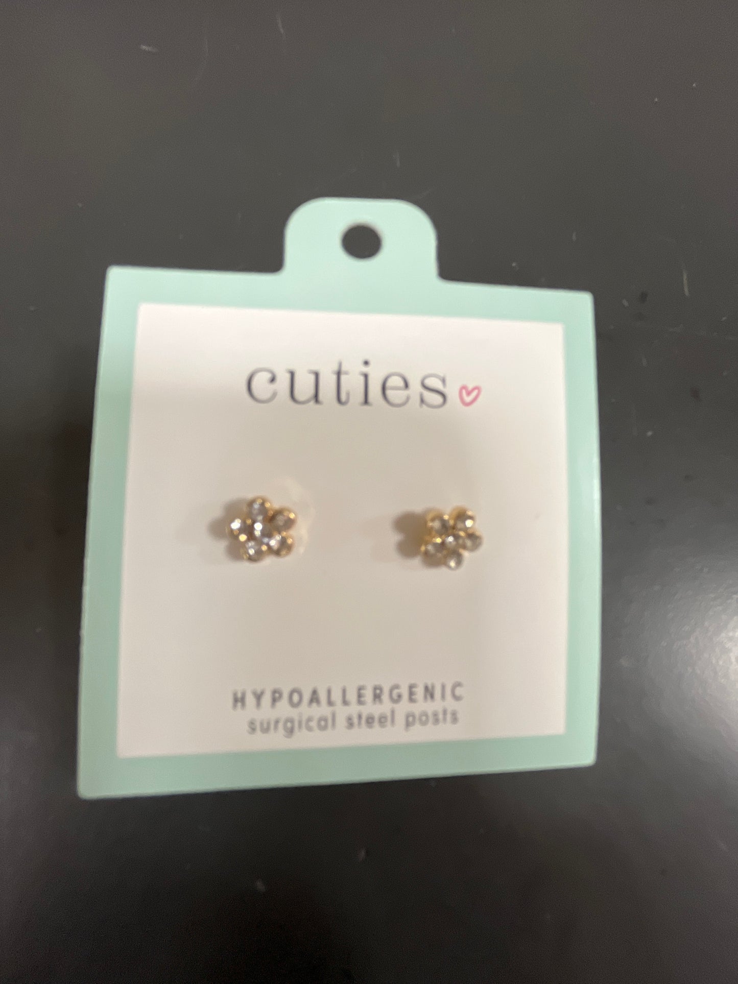 DELICATE CRYSTAL FLOWERS EARRINGS