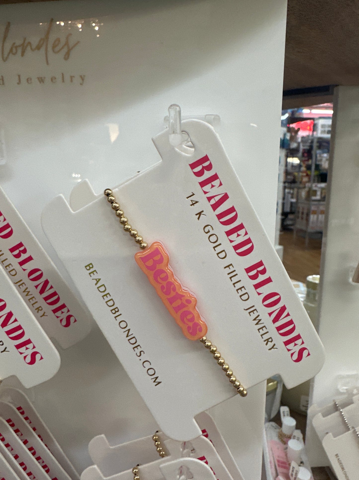 BESTIES BEADED BRACELET