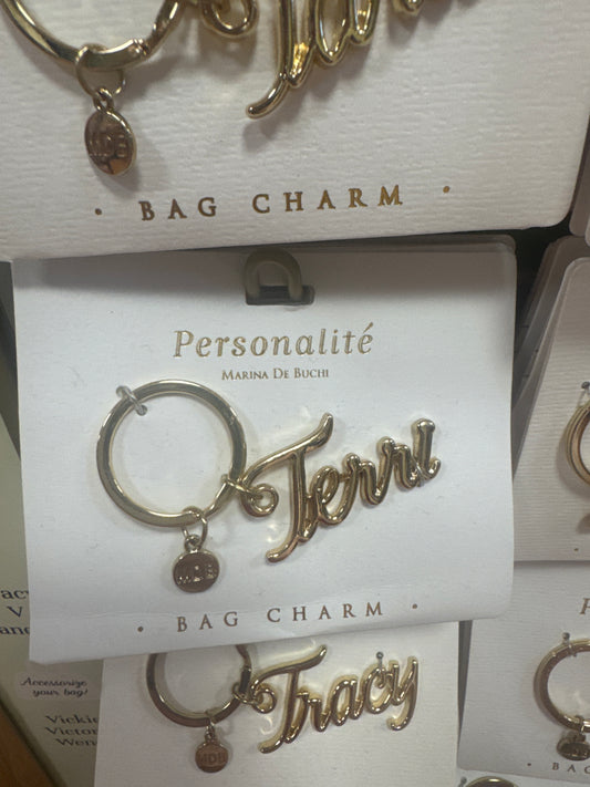 BAG CHARM KEYCHAIN - TERRI