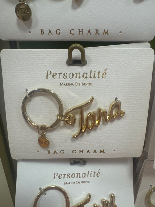 BAG CHARM KEYCHAIN - TARA