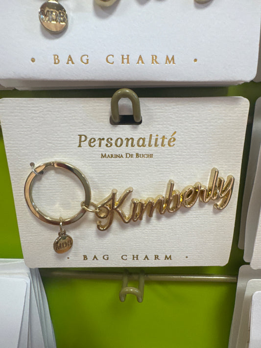 BAG CHARM KEYCHAIN - KIMBERLY