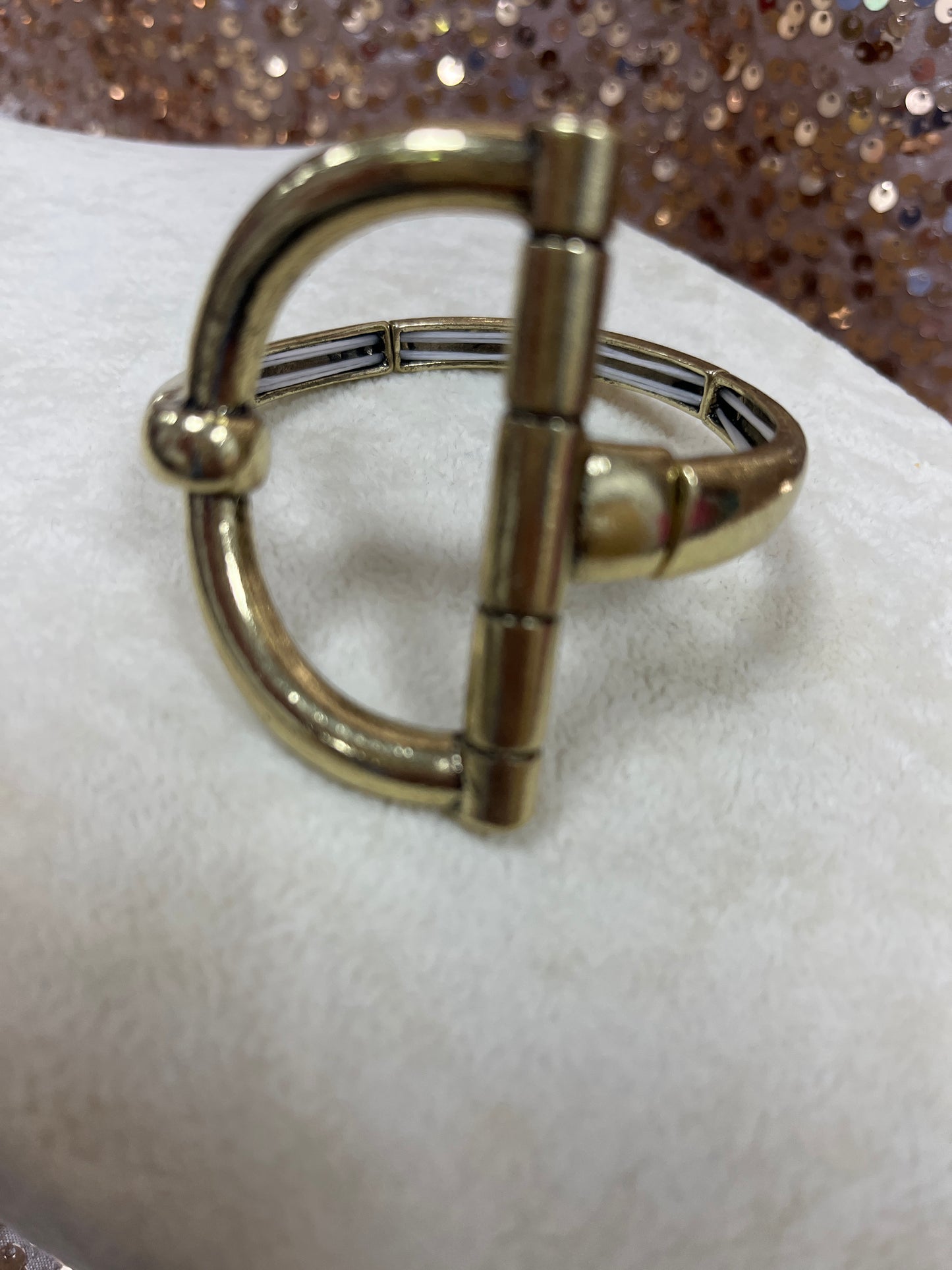 HORSEBIT OVERSIZED STRETCHABLE BRACELET