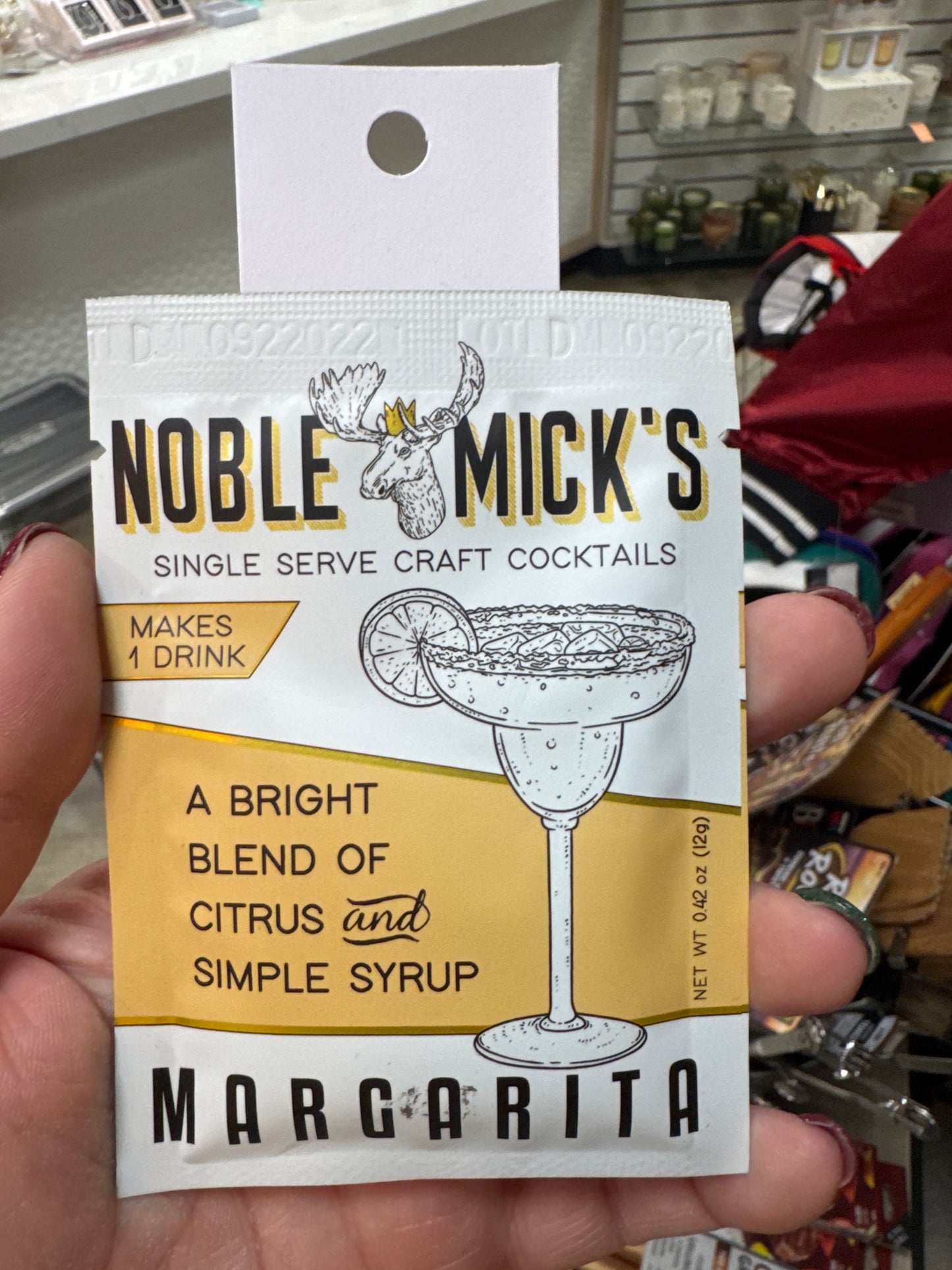 SINGLE SERVE COCKTAIL MIX - MARGARITA