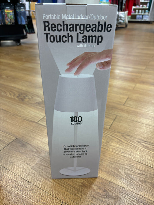 RECHARGEABLE TOUCH LAMP - WHITE