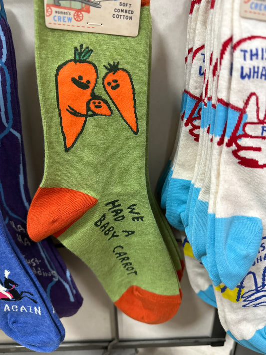 BABY CARROT - WOMEN'S CREW SOCKS