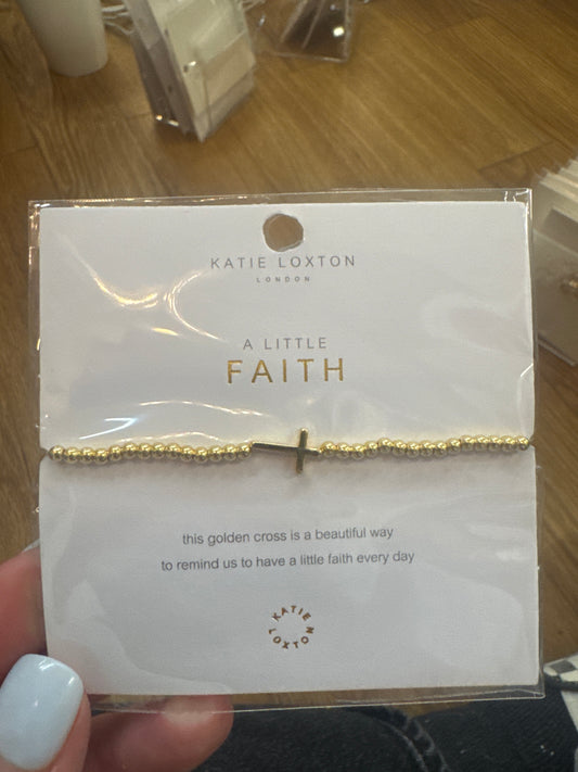 A LITTLE BRACELET - FAITH - GOLD