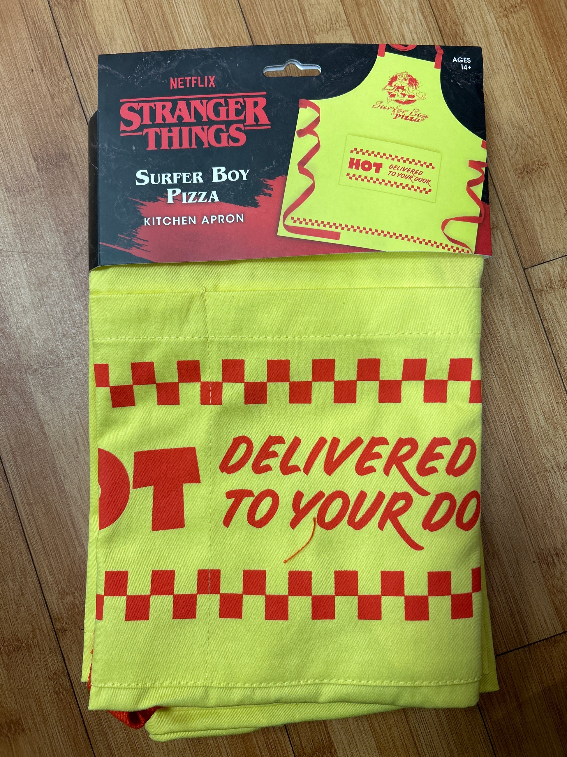 STRANGER THINGS - SURFER BOY PIZZA APRON - Pharm Favorites by Economy Pharmacy