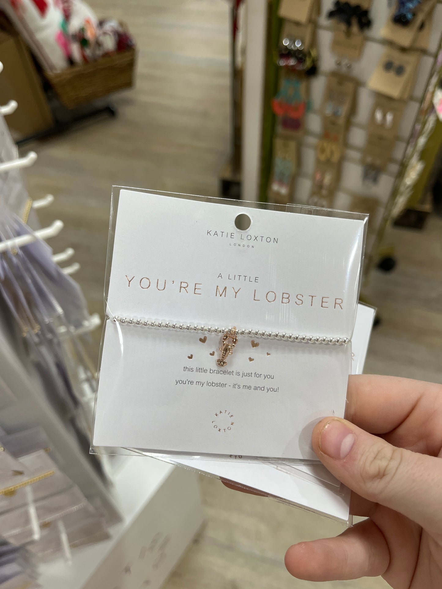 A LITTLE YOU'RE MY LOBSTER BRACELET