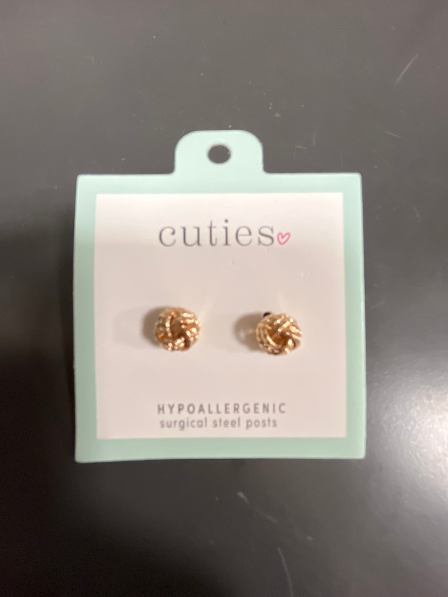 GOLD LOVE KNOTS EARRINGS