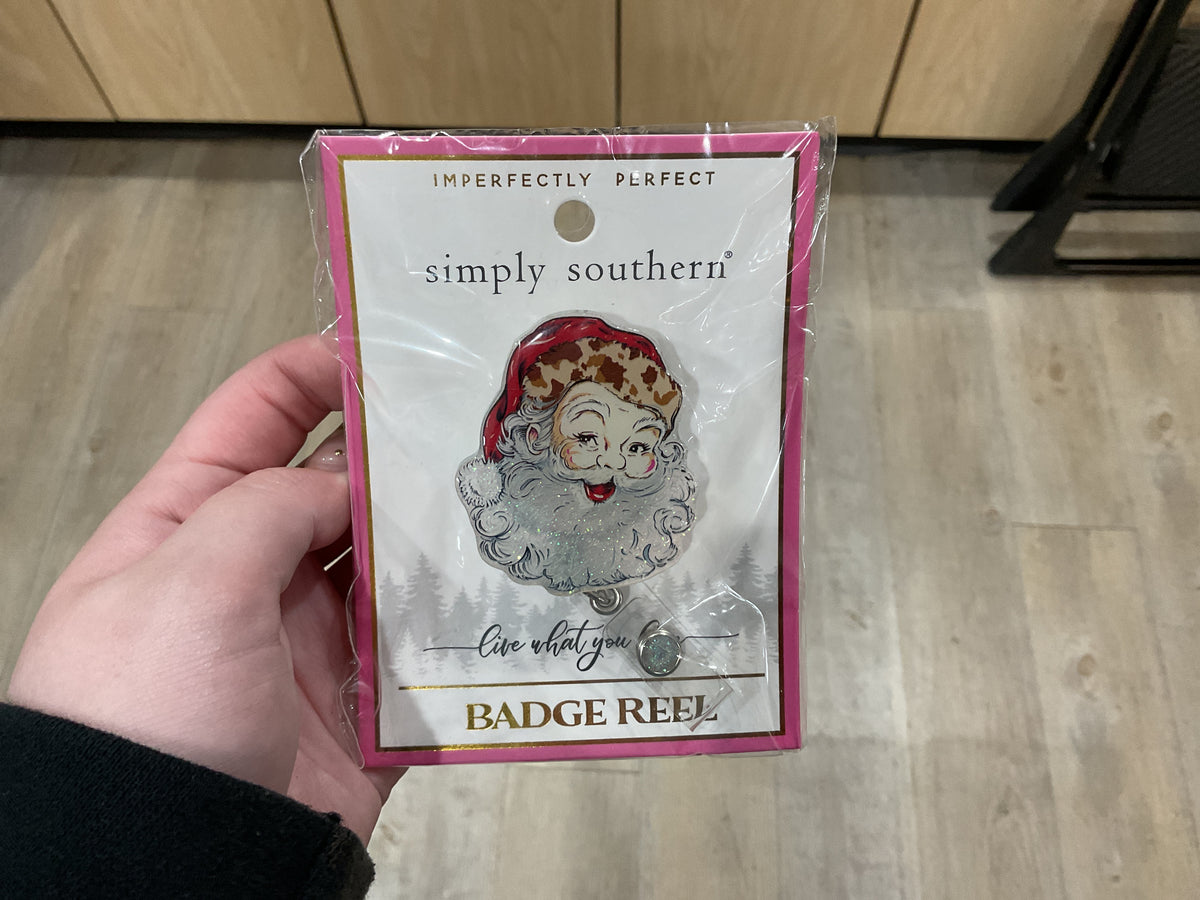 Simply Southern Badge Reel (Santa)