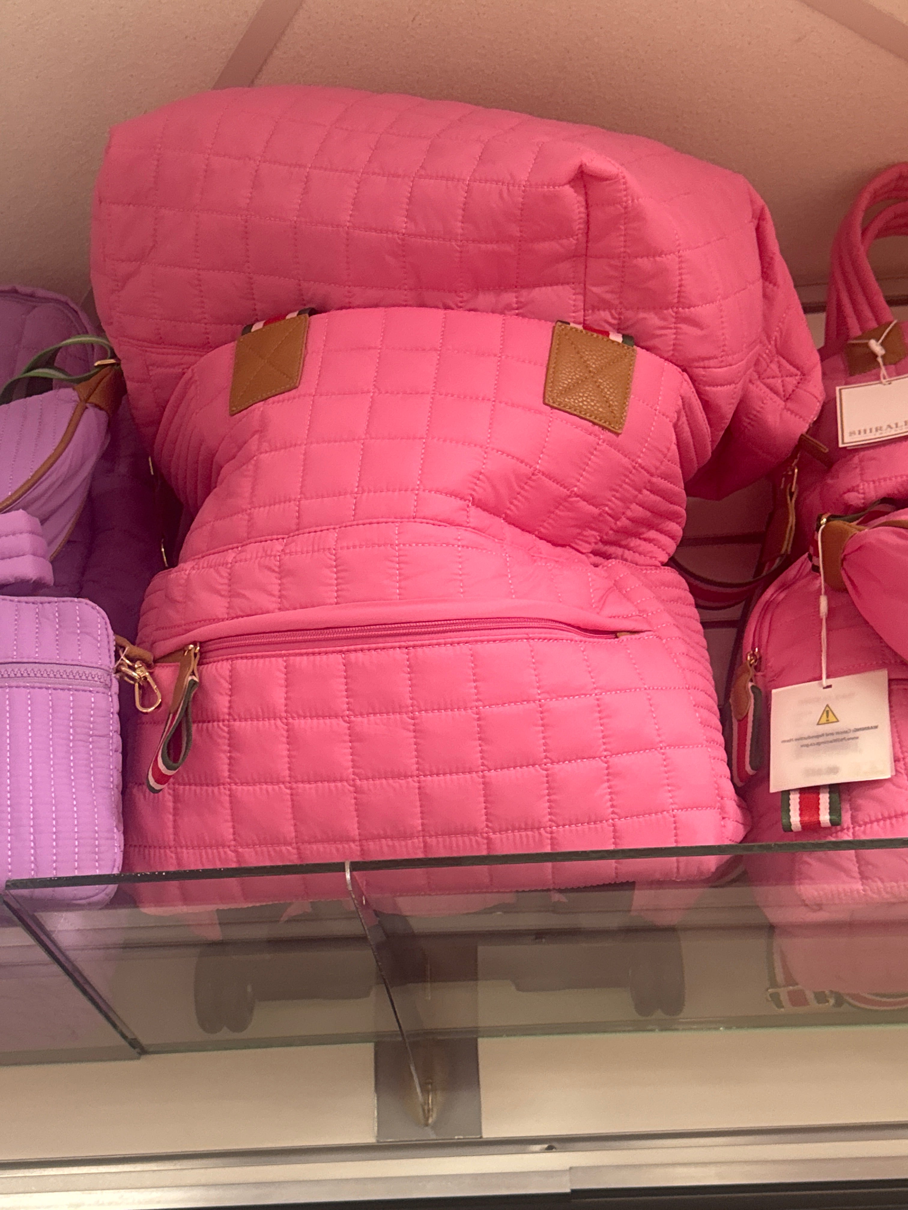 EZRA ROLLER TOTE - PINK